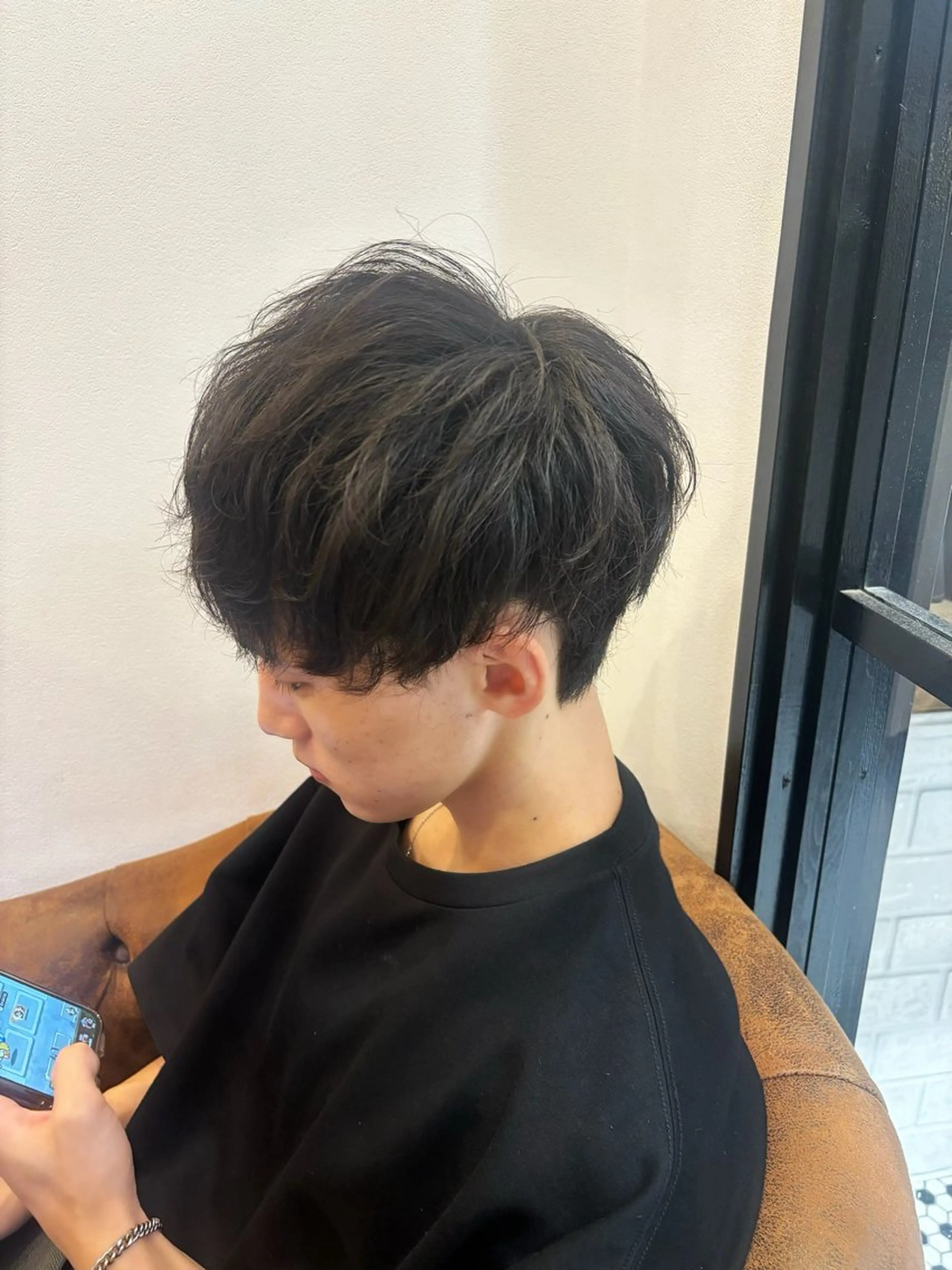 ミディアム メンズ レイヤーカット/艶髪 /パーマaikoのヘアスタイル