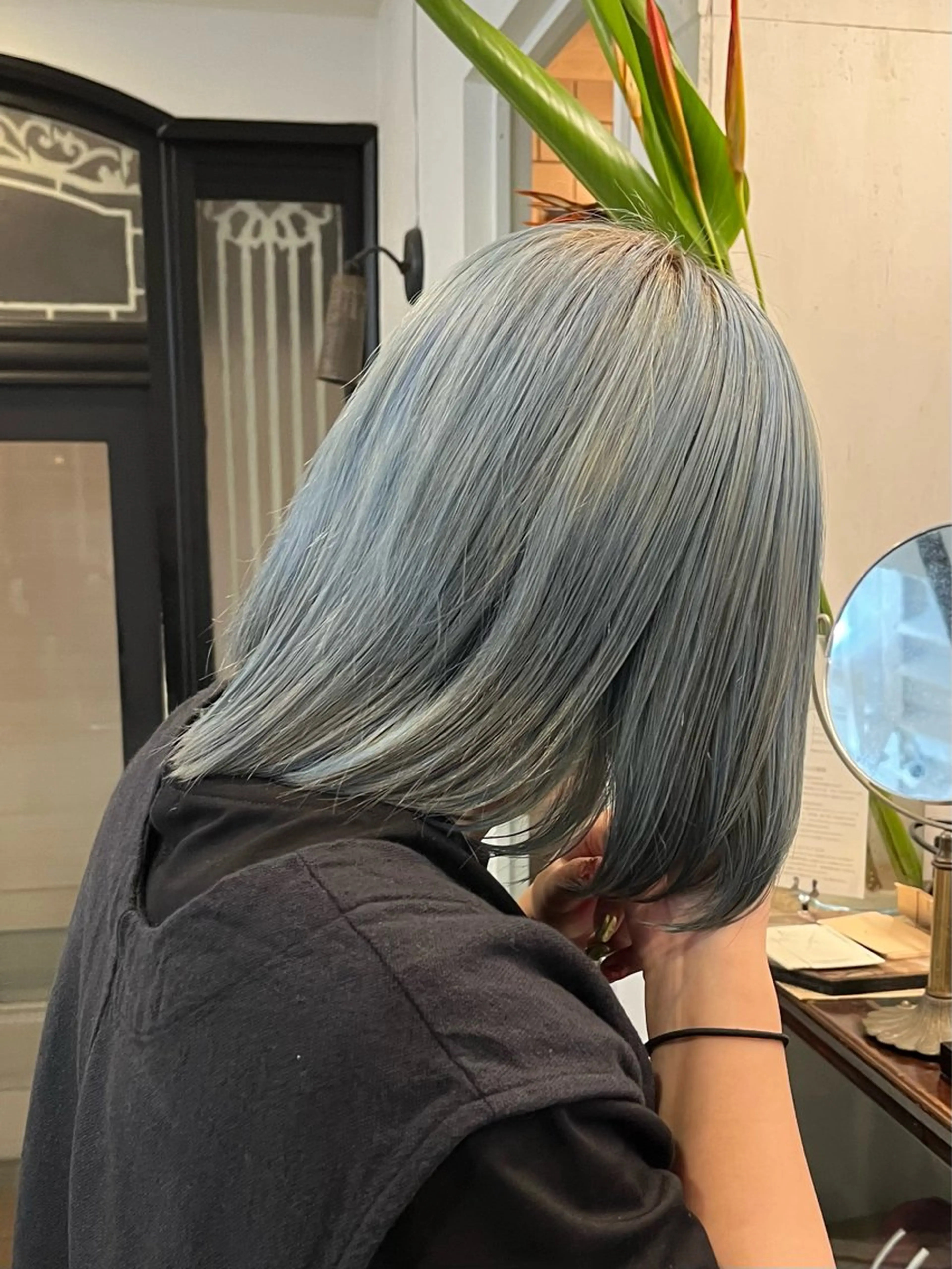 カラー ブリーチなし/透明感 /ショート/大世のヘアスタイル