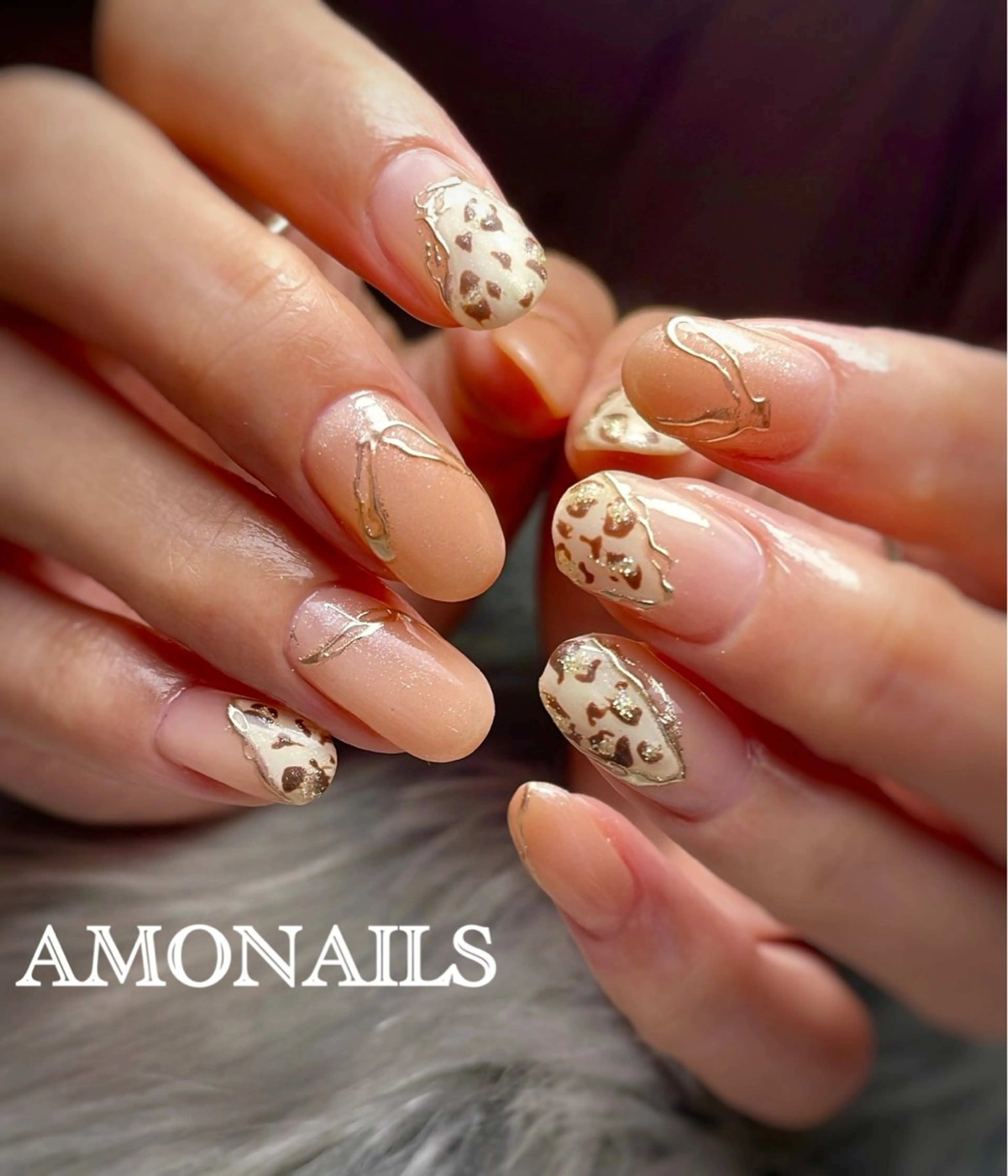 ネイル ミラーネイル 持ち込み AMONAILS *.のネイルデザイン