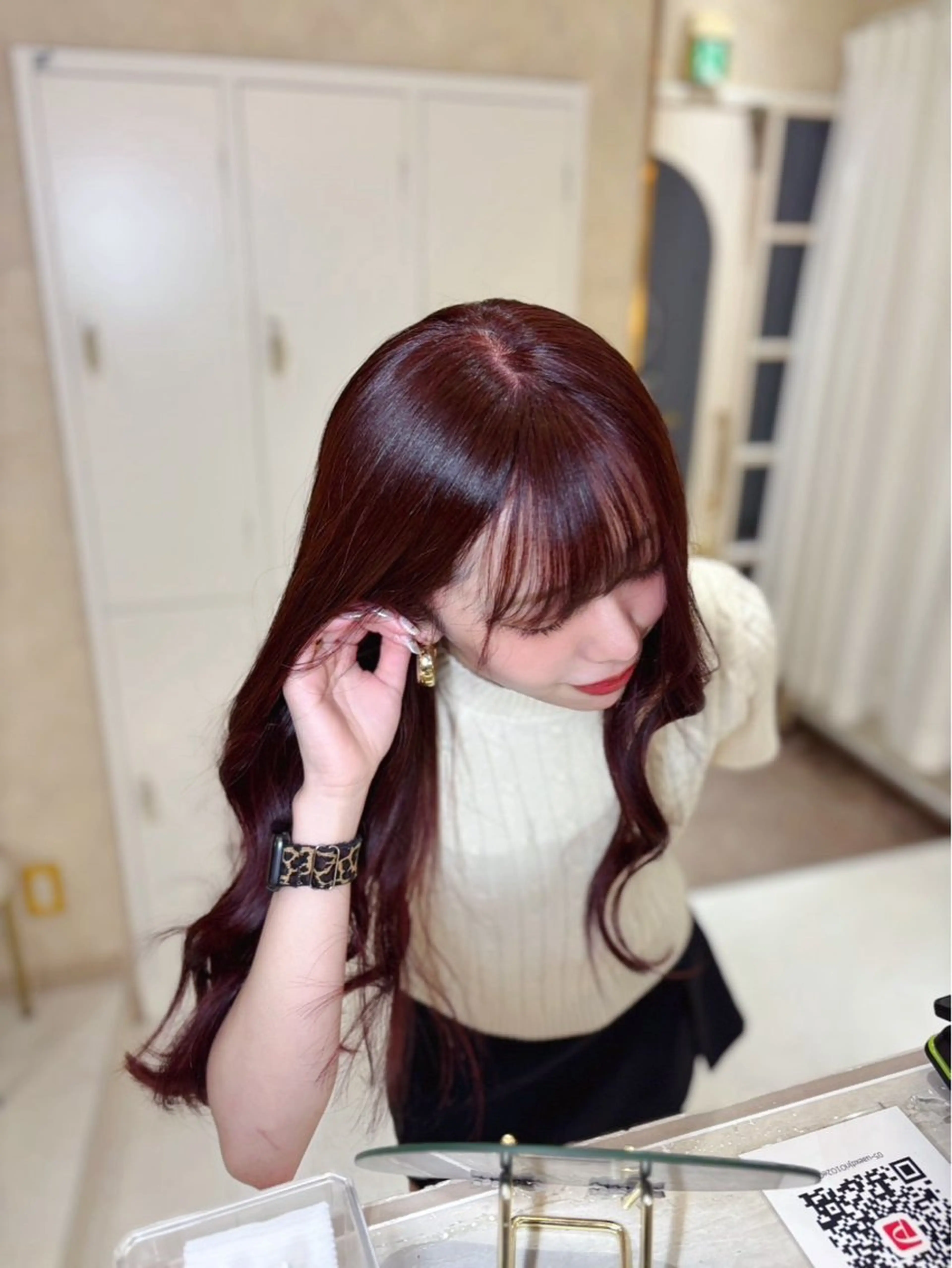 前髪カット➕超音波3STEPトリートメント【アイロン仕上げ🎀🎶】の写真