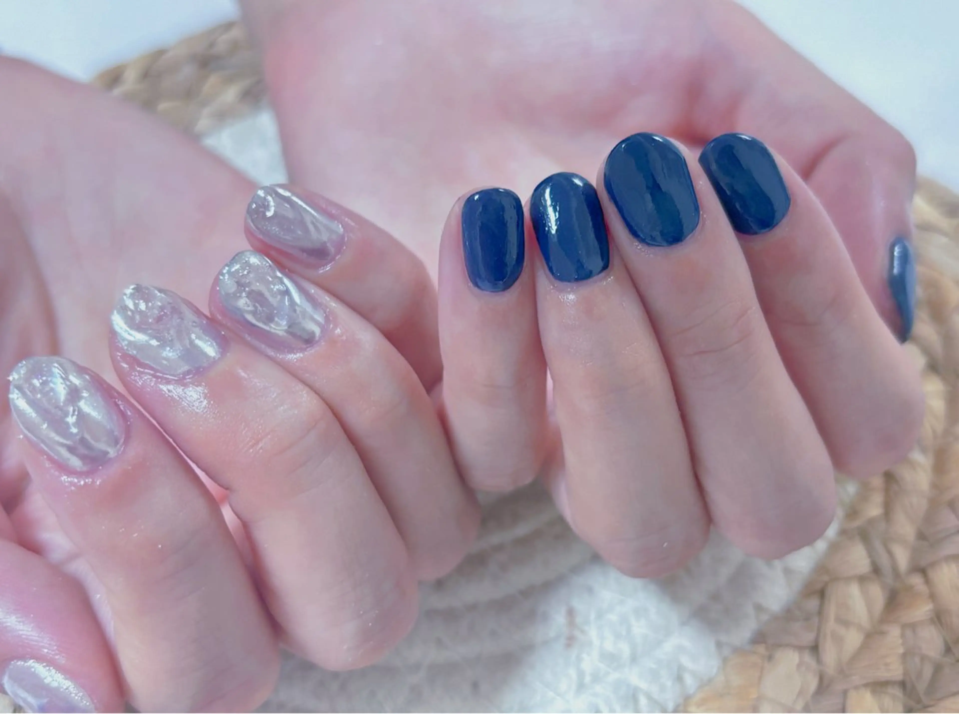 ネイル ハンドネイル ネイルサロンエクラ 🫧Shizukaのネイルデザイン