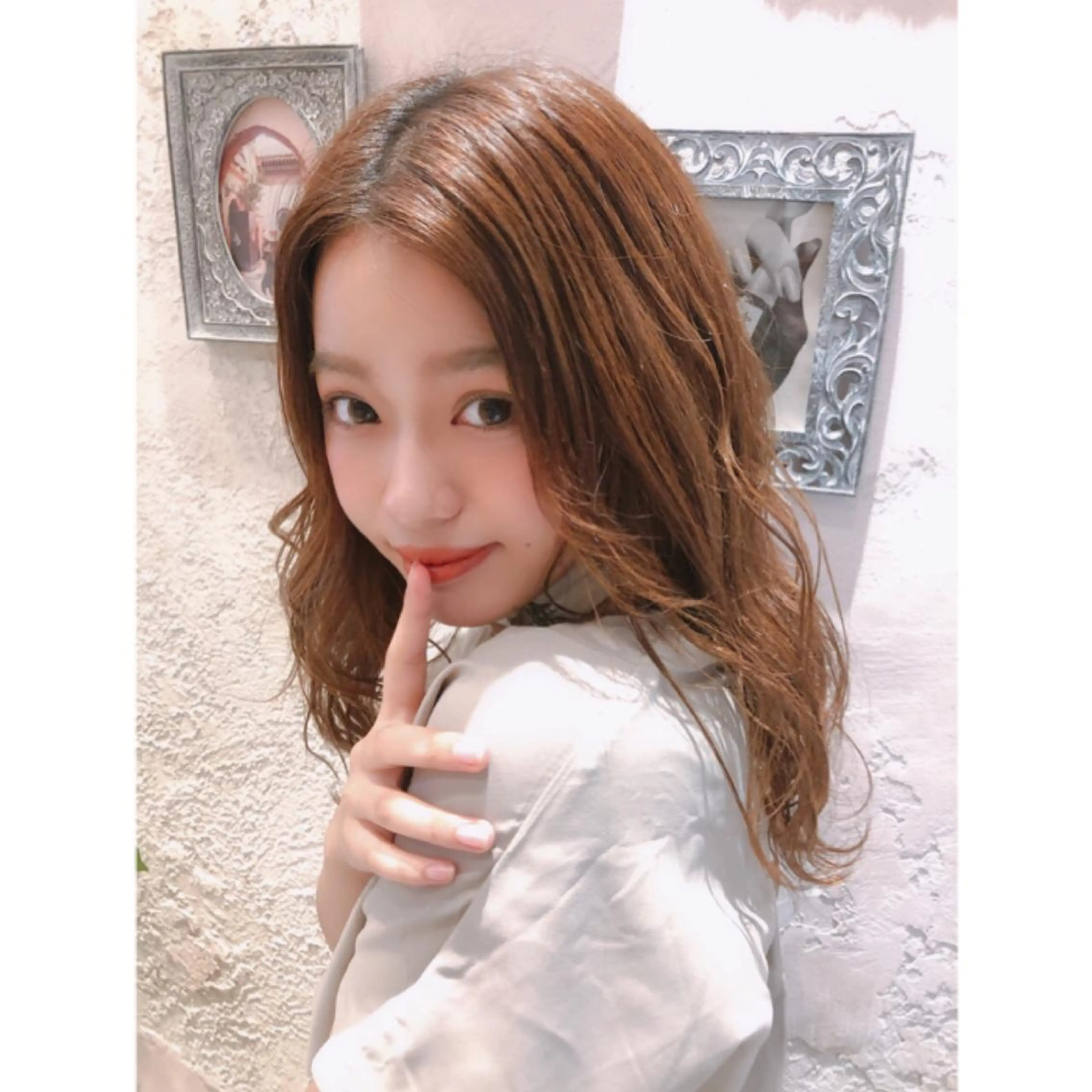 ミディアム カット ヘアカラー トリートメント 代表山口ひな 髪質改善のプロのヘアスタイル