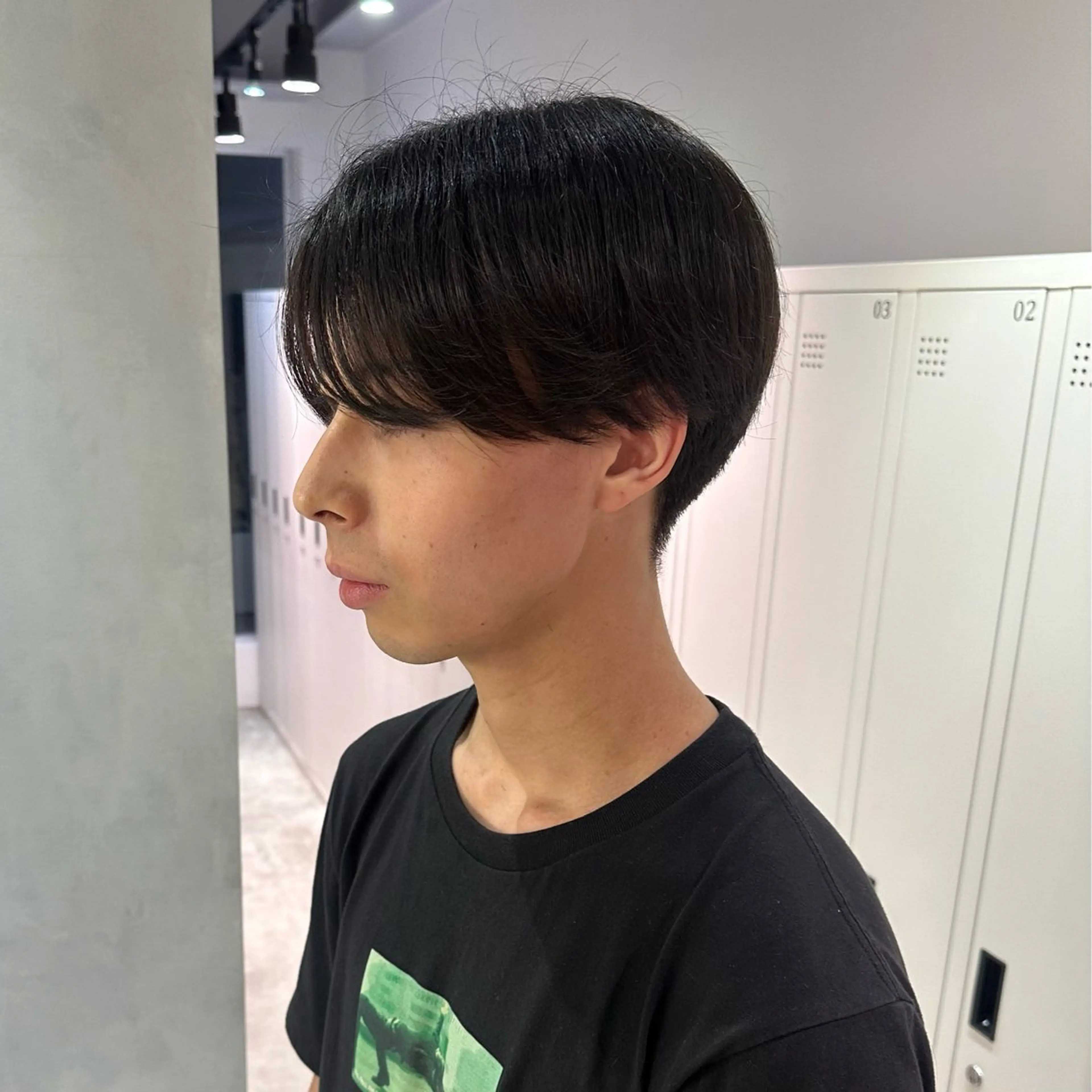 メンズ センターパート 🫧もも🫧 ／メンズ〜レディースのヘアスタイル