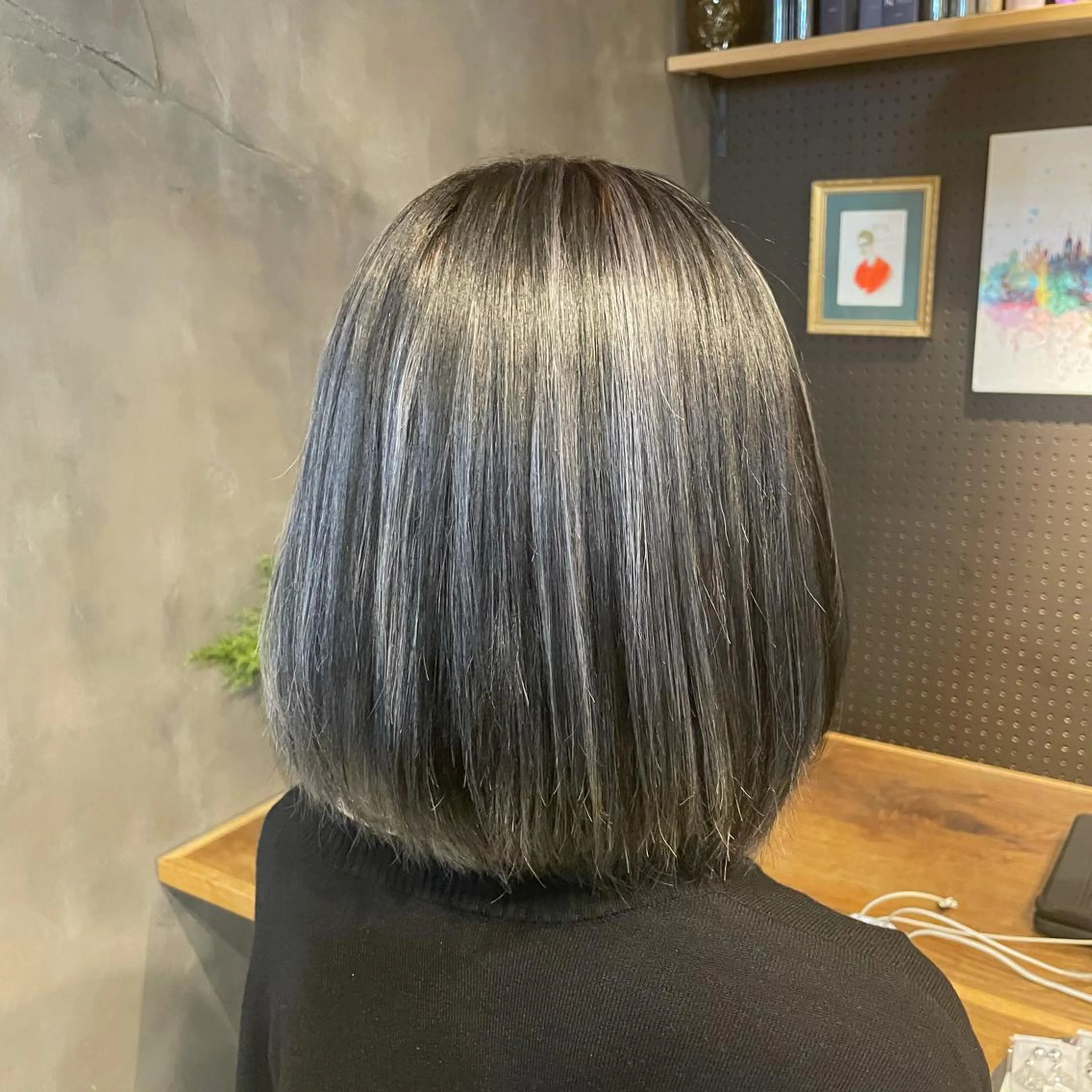 ショート カラー ハイライトカラー ハイライト La vielle所属・La vielle 西峠のヘアスタイル