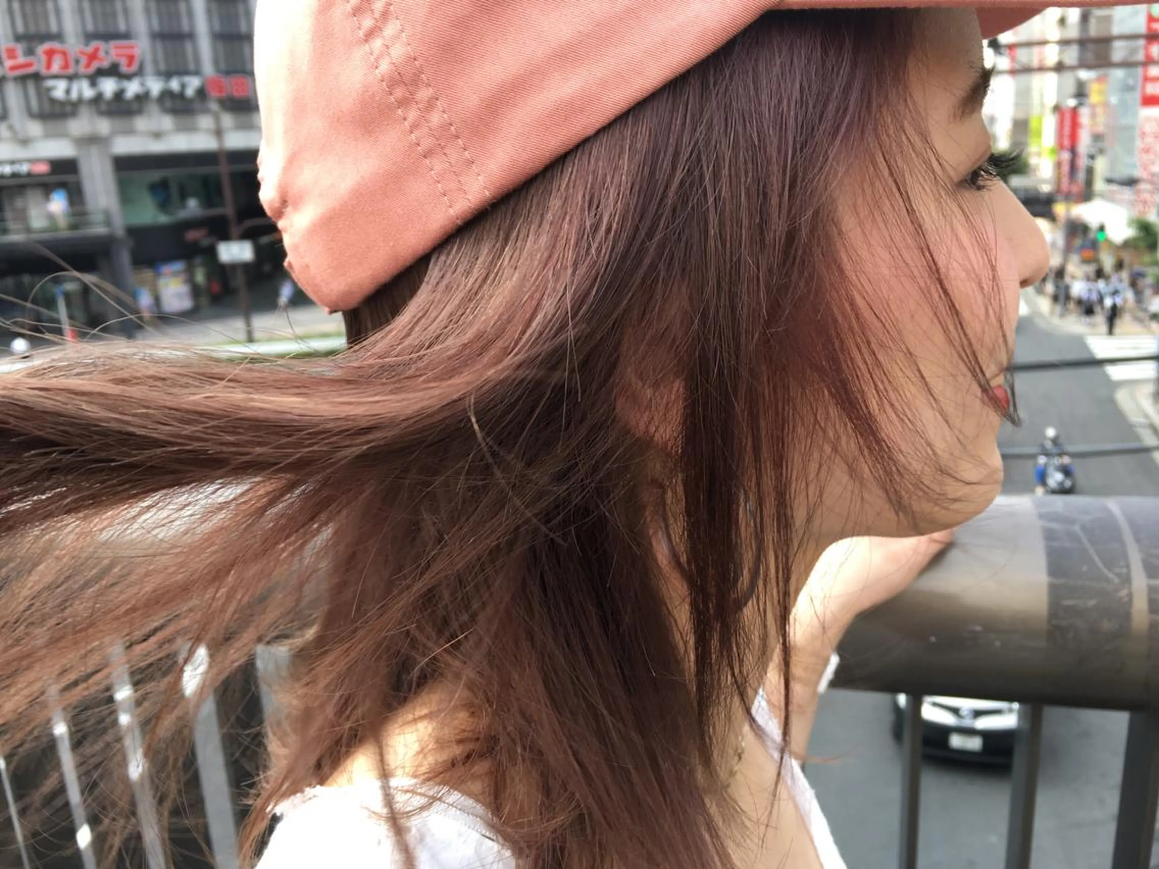 ミディアム カラー ベージュカラー ブリーチ ピンクカラー ピンクベージュ la fith所属・rico_by ヘアとアイブロウのヘアスタイル