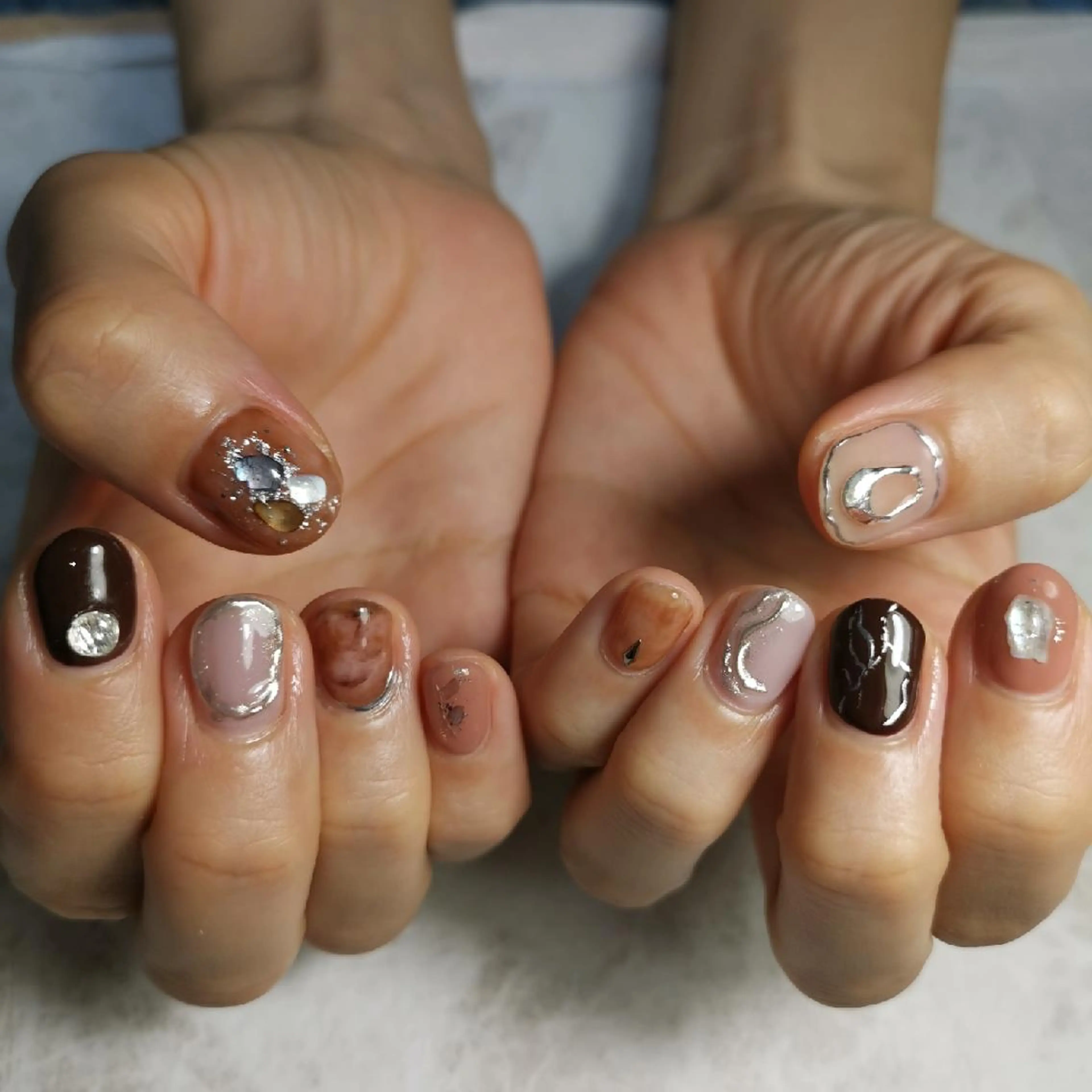 ネイル ニュアンスネイル ハンドネイル reve あやののネイルデザイン