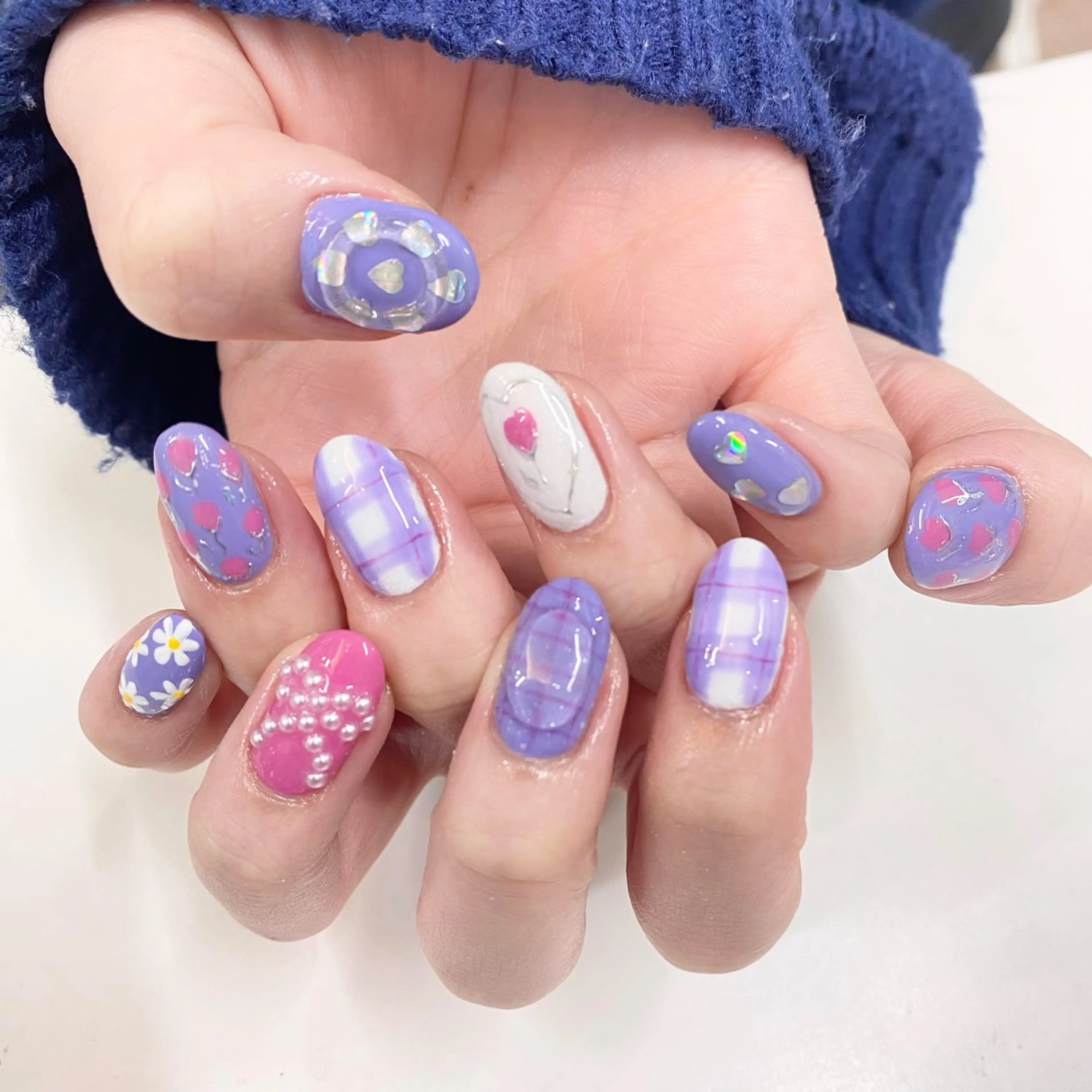 ネイル ハンドネイル Kira-ra所属・Kira-ra💎 KIRARIのネイルデザイン