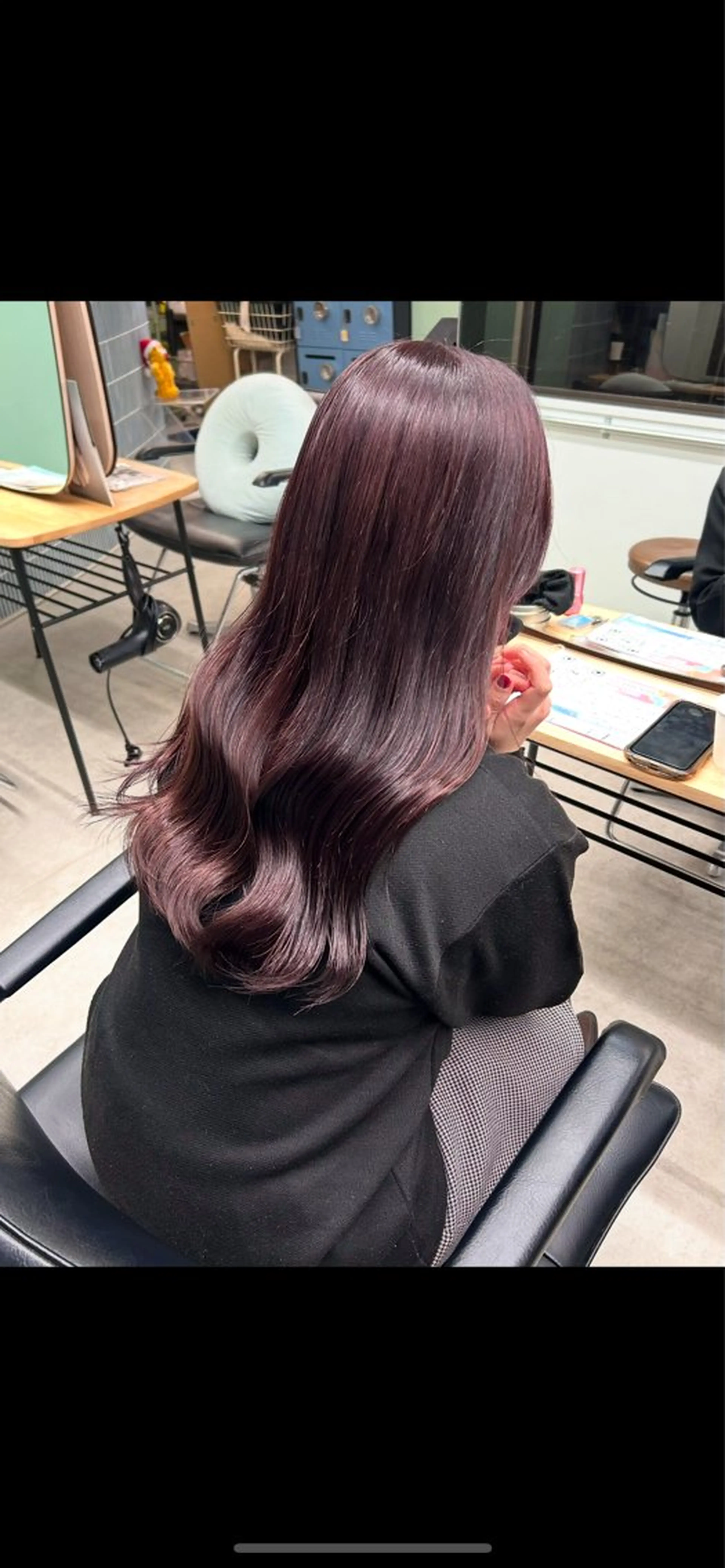 セミロング カット ヘアカラー レイヤー・ボブカット ／もえまる🌻のヘアスタイル