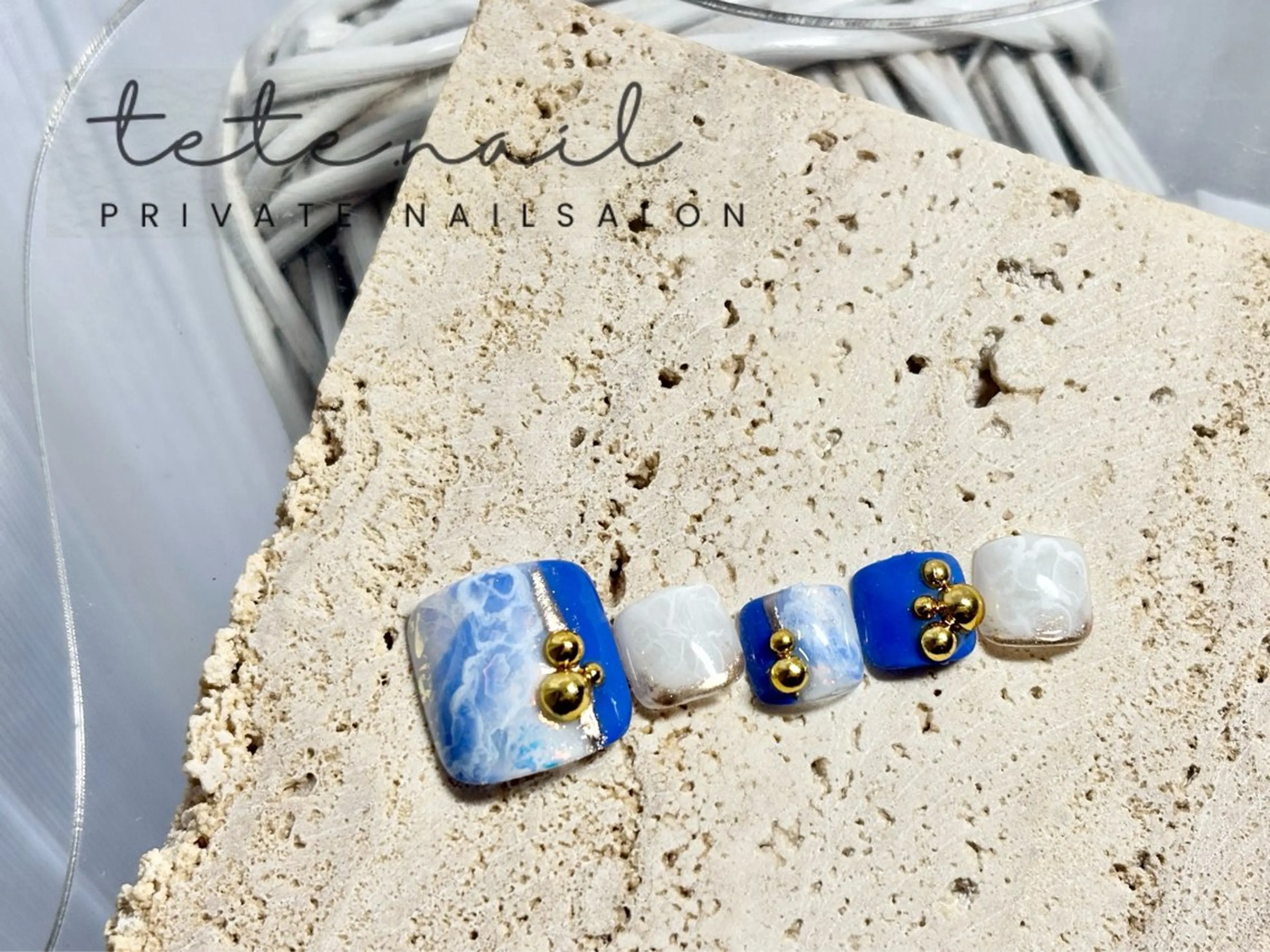 ネイル フットネイル tete. nailのネイルデザイン