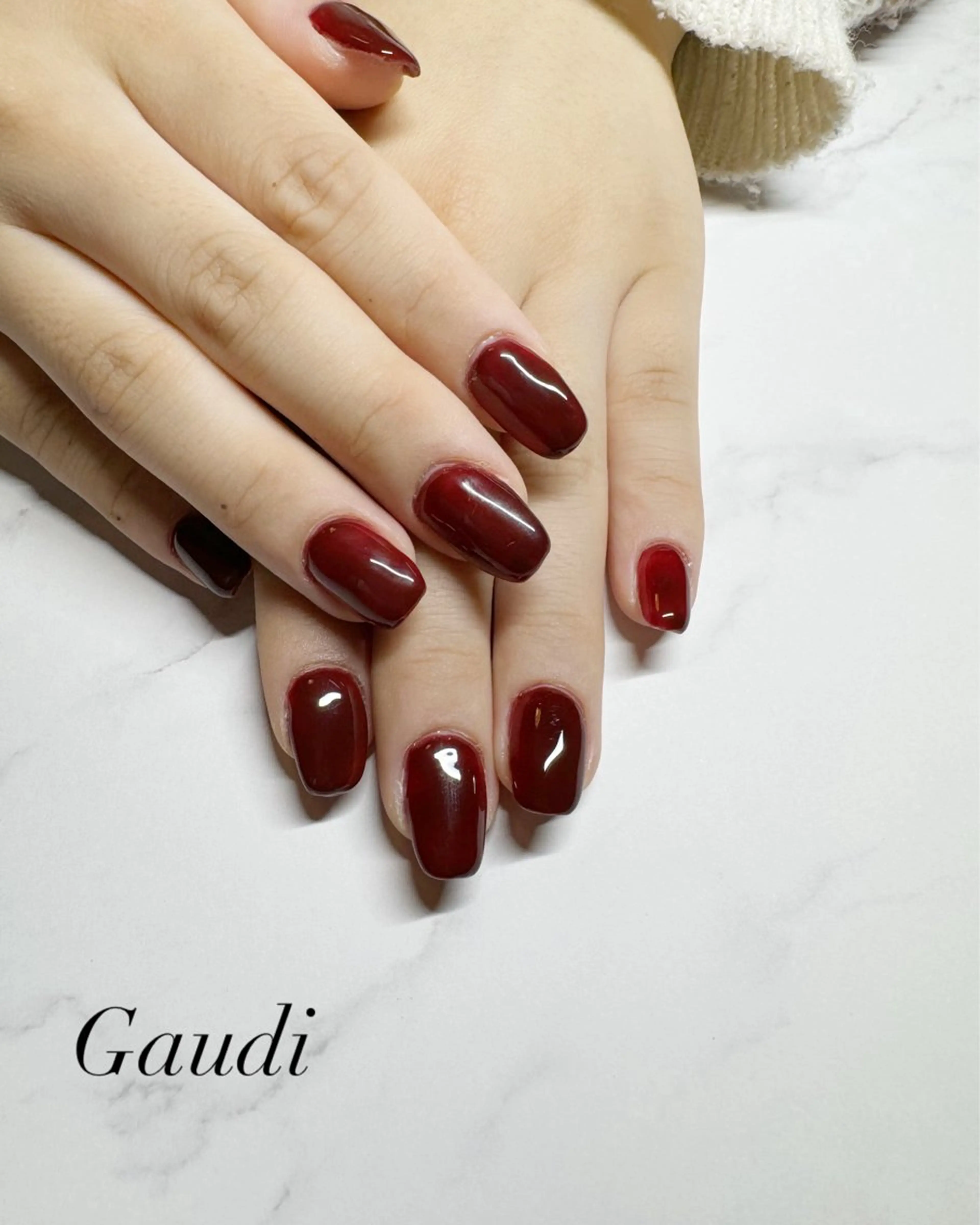 ネイル ボルドー 長さ出し Gaudi.Nail Rinaのその他イメージ