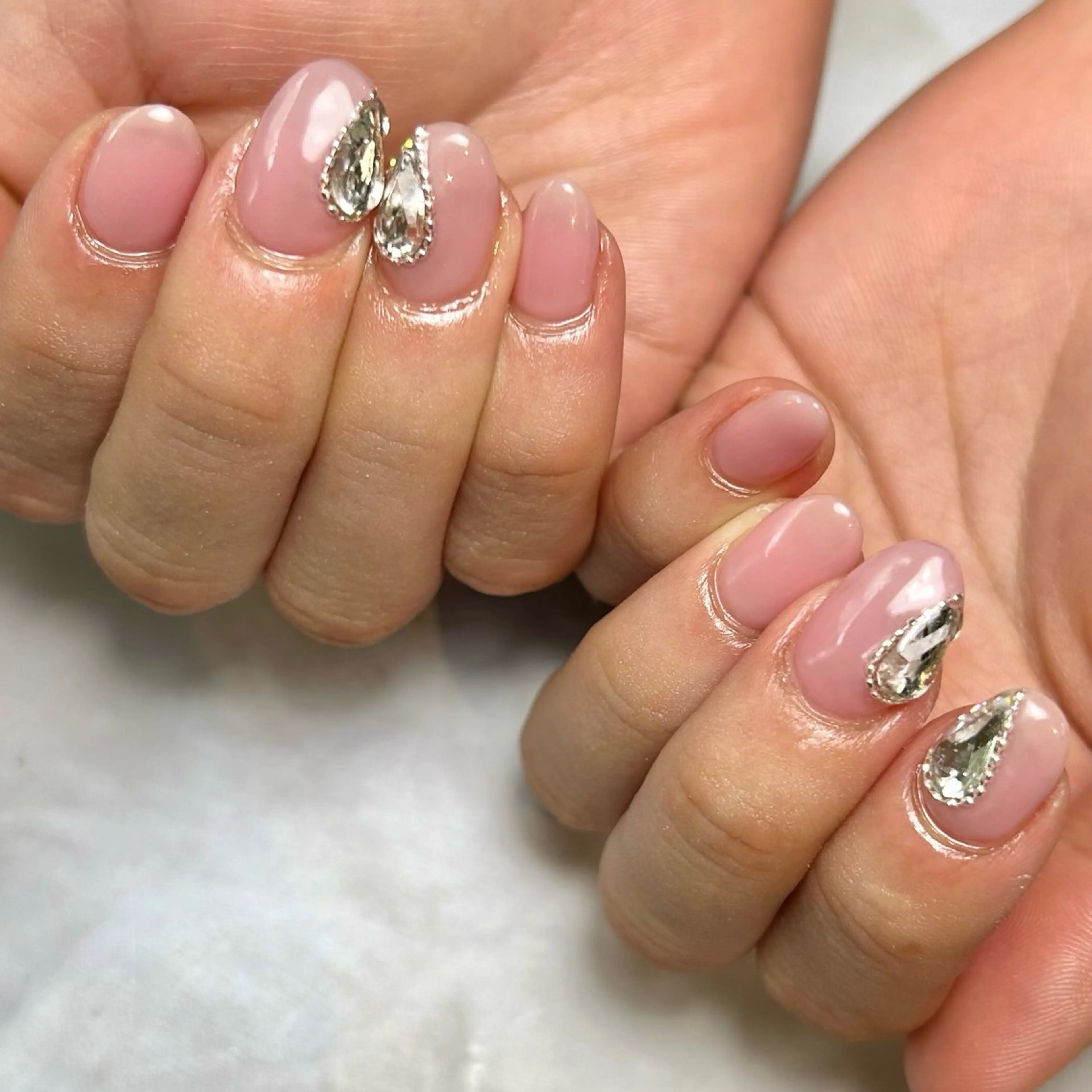 ネイル 持ち込み シンプルネイル ハンドネイル Reflection marikoのネイルデザイン