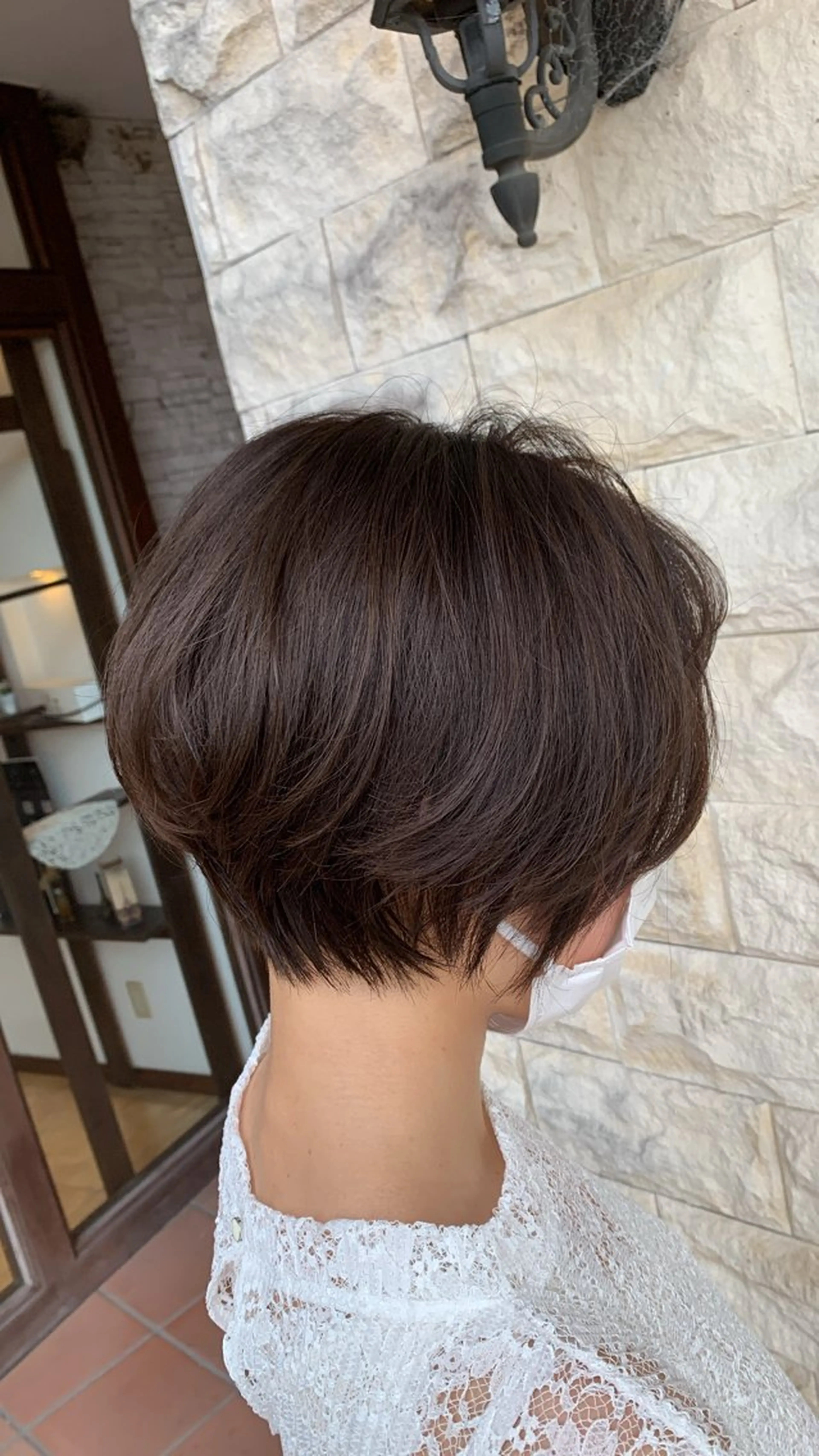 ショート カラー 林 修平のヘアスタイル