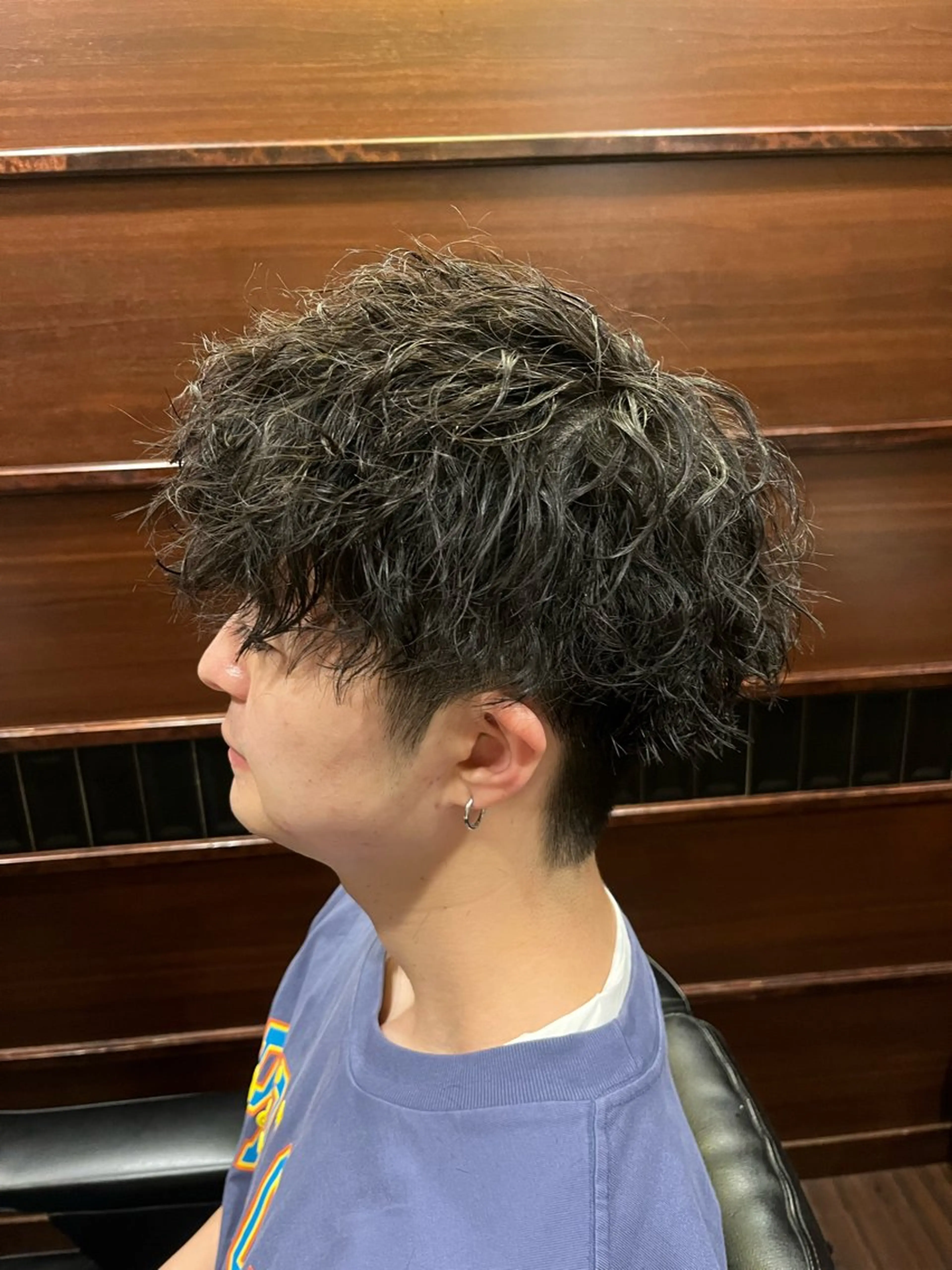 パーマ メンズ ヒロ銀座 川崎店所属・ヒロ銀座川崎 志田健介のヘアスタイル