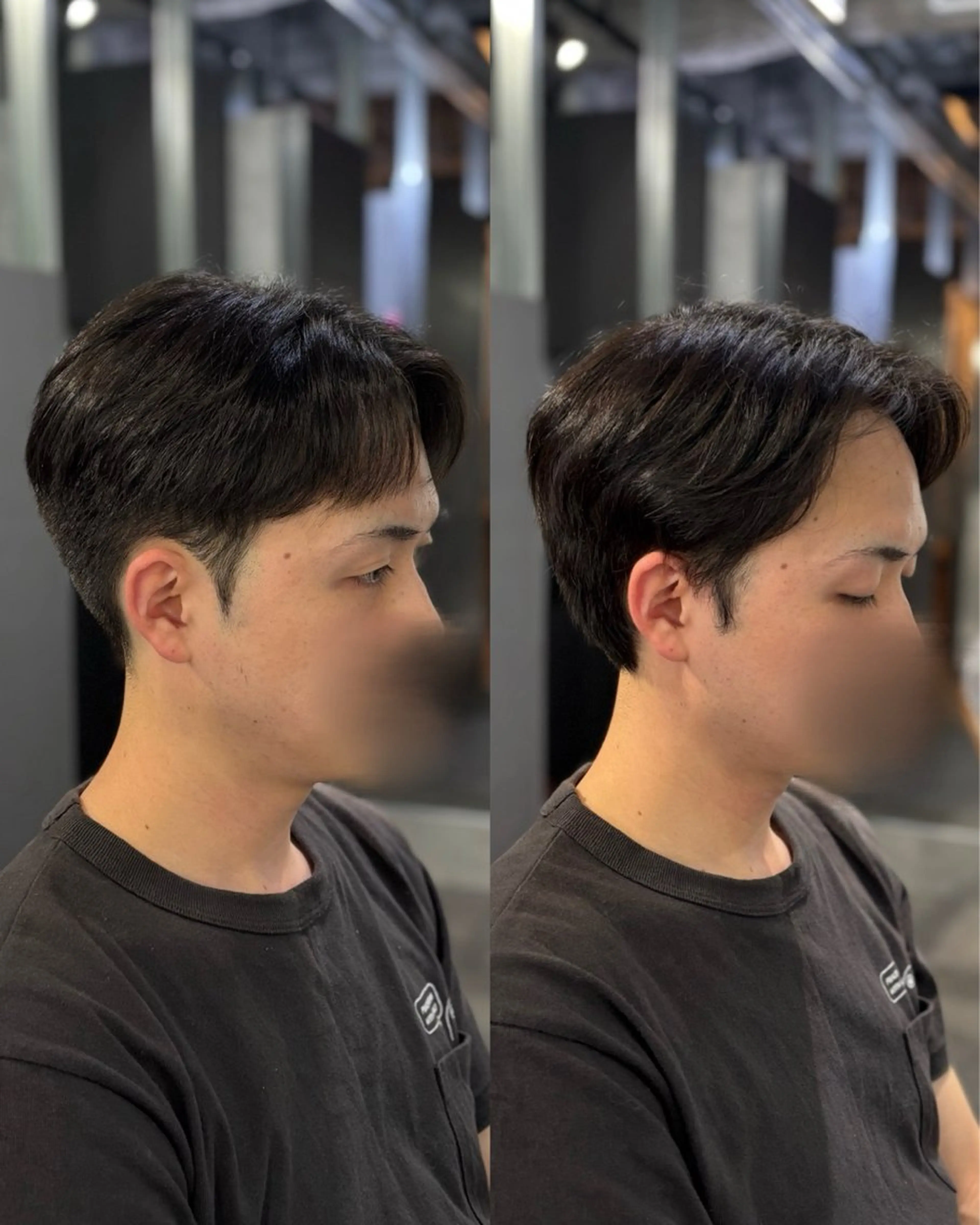 ショート パーマ メンズ カット トリートメント 韓国メンズヘア/ ダウンパーマ/歩夢のヘアスタイル