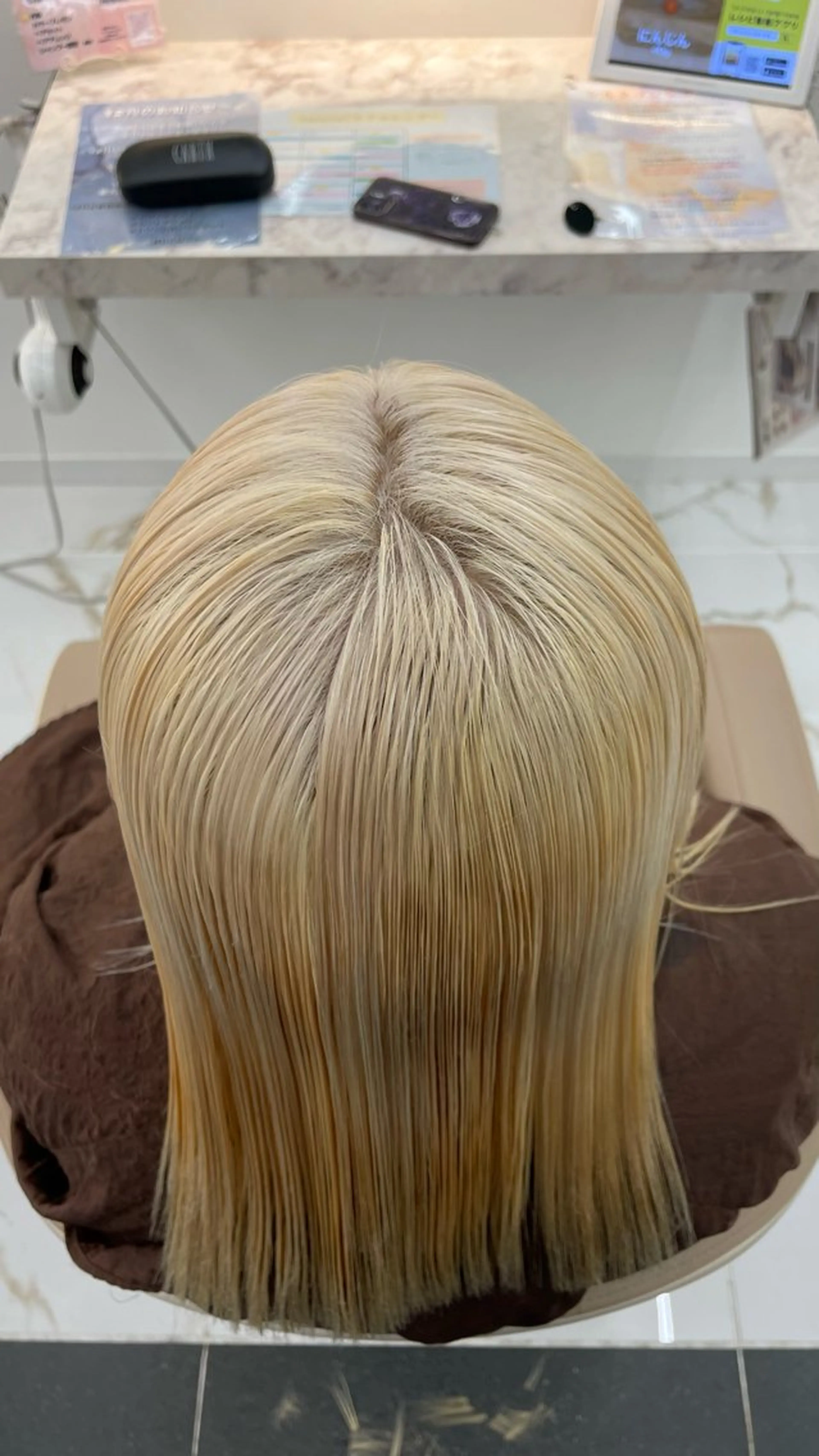 ミディアム カラー せい めいのヘアスタイル