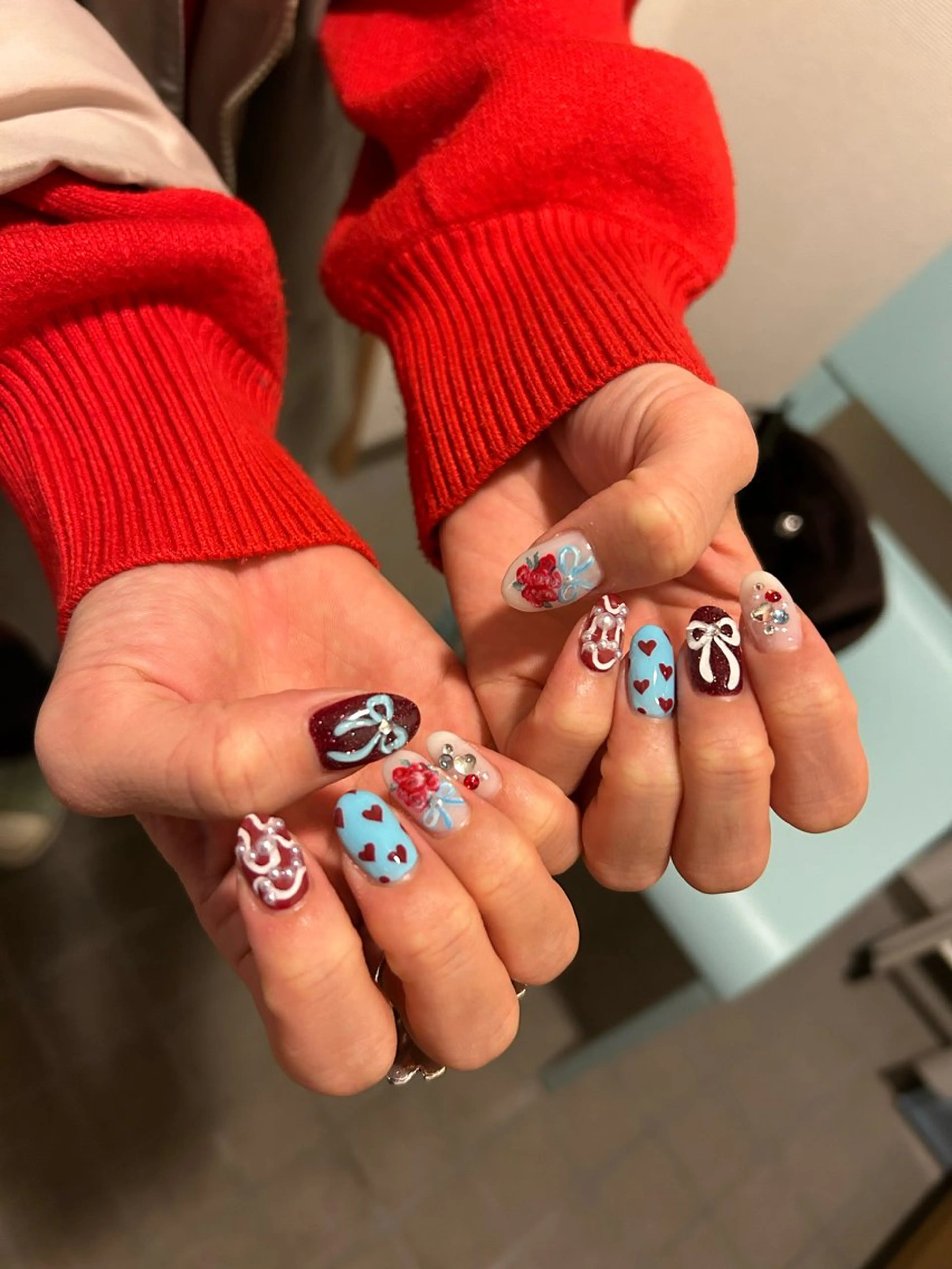 ネイル 持ち込み ハンドネイル Aimer Ciel エメシエル大宮ネイルのネイルデザイン