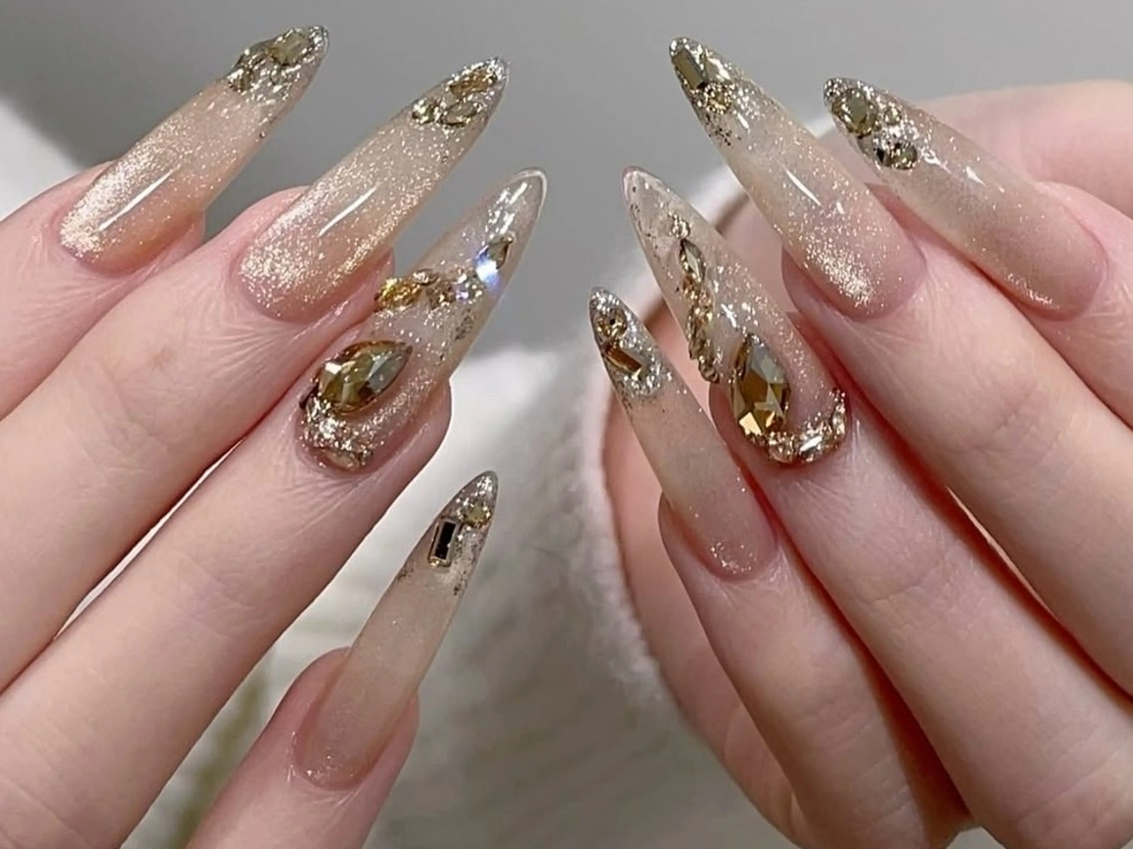 ネイル 長さ出し フットネイル フレンチネイル ジェルネイル 韓国ネイル ハンドネイル ハンドケア Nova Nail Nambaのネイルデザイン