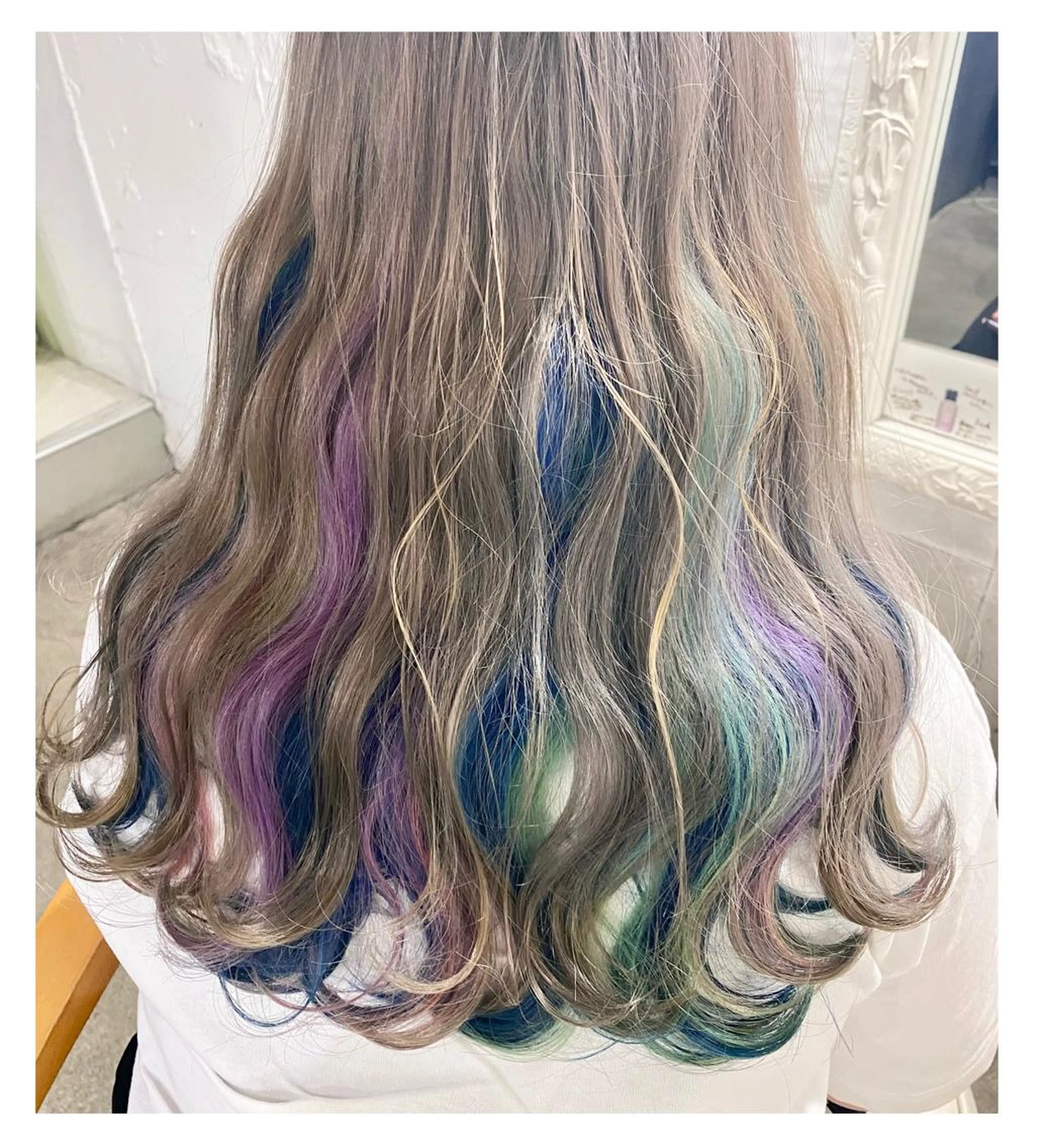 ロング カラー ユニコーンカラー GARU-ガル-所属・TSUNO🦖 派手髪/オタク美容師のヘアスタイル