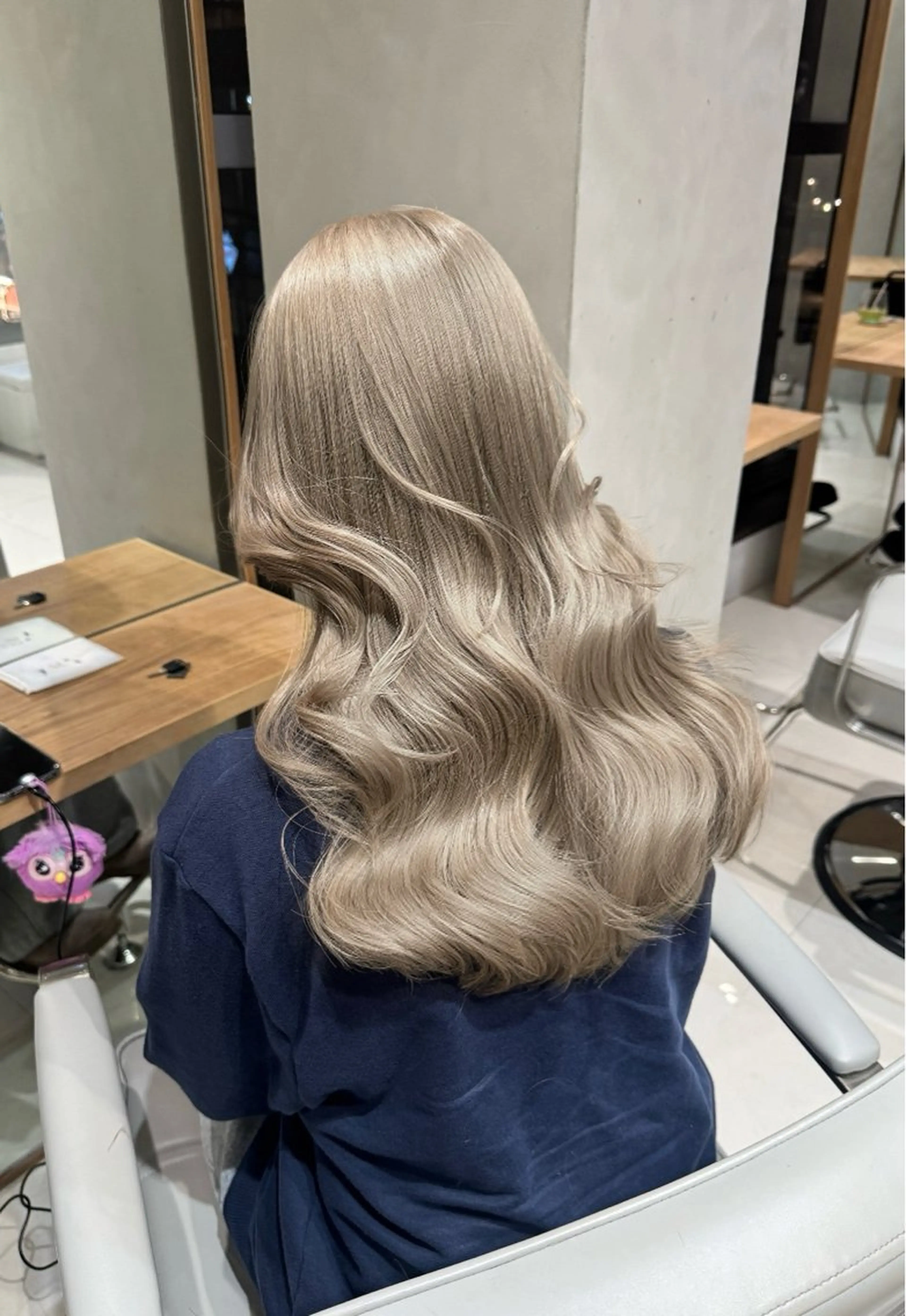 ロング カット ヘアカラー トリートメント 🩶ブリーチ/ レイヤー🩶フミカのヘアスタイル