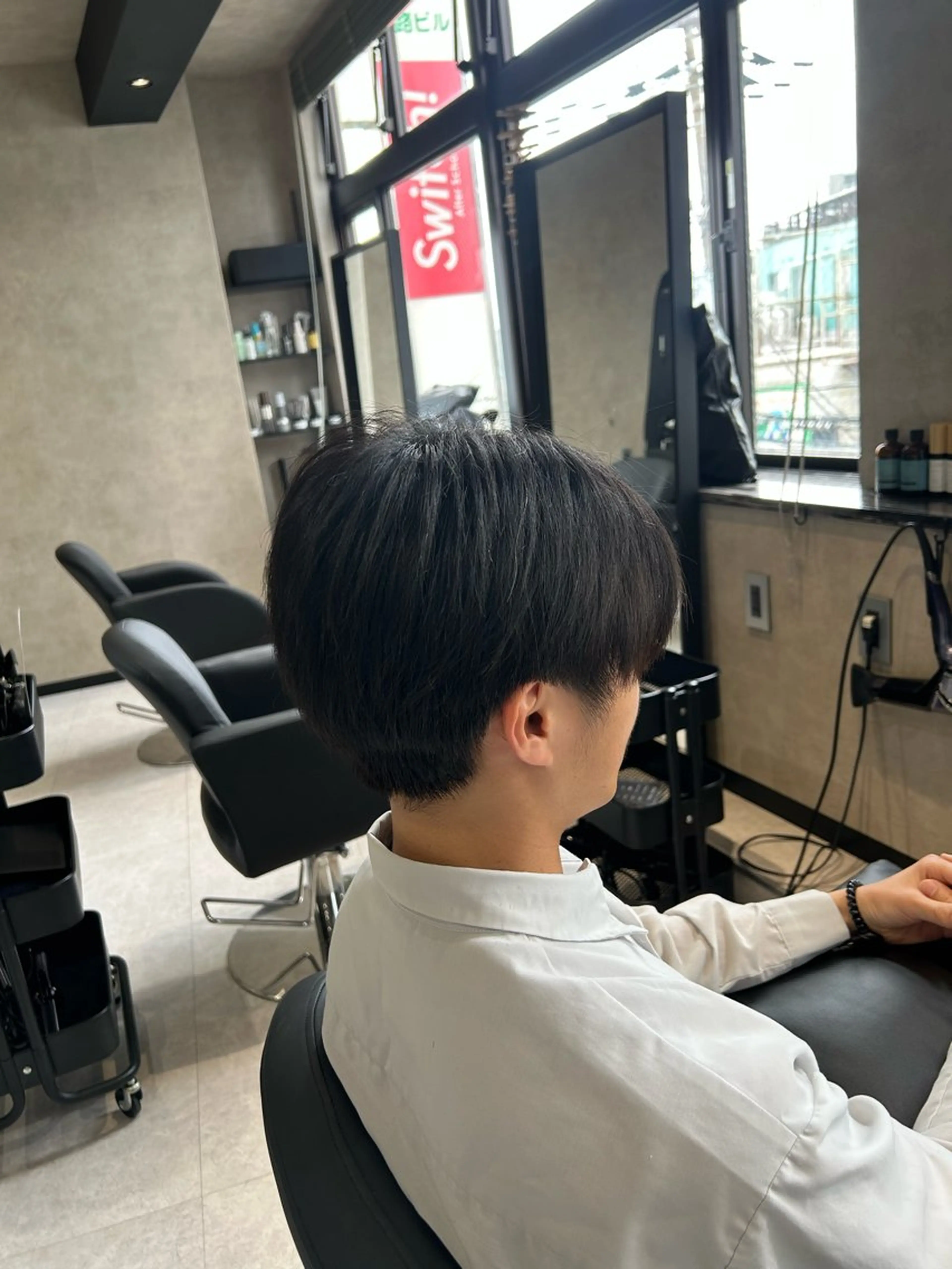 メンズ センターパート カット 《.Xian》リク /透明感/メンズのヘアスタイル