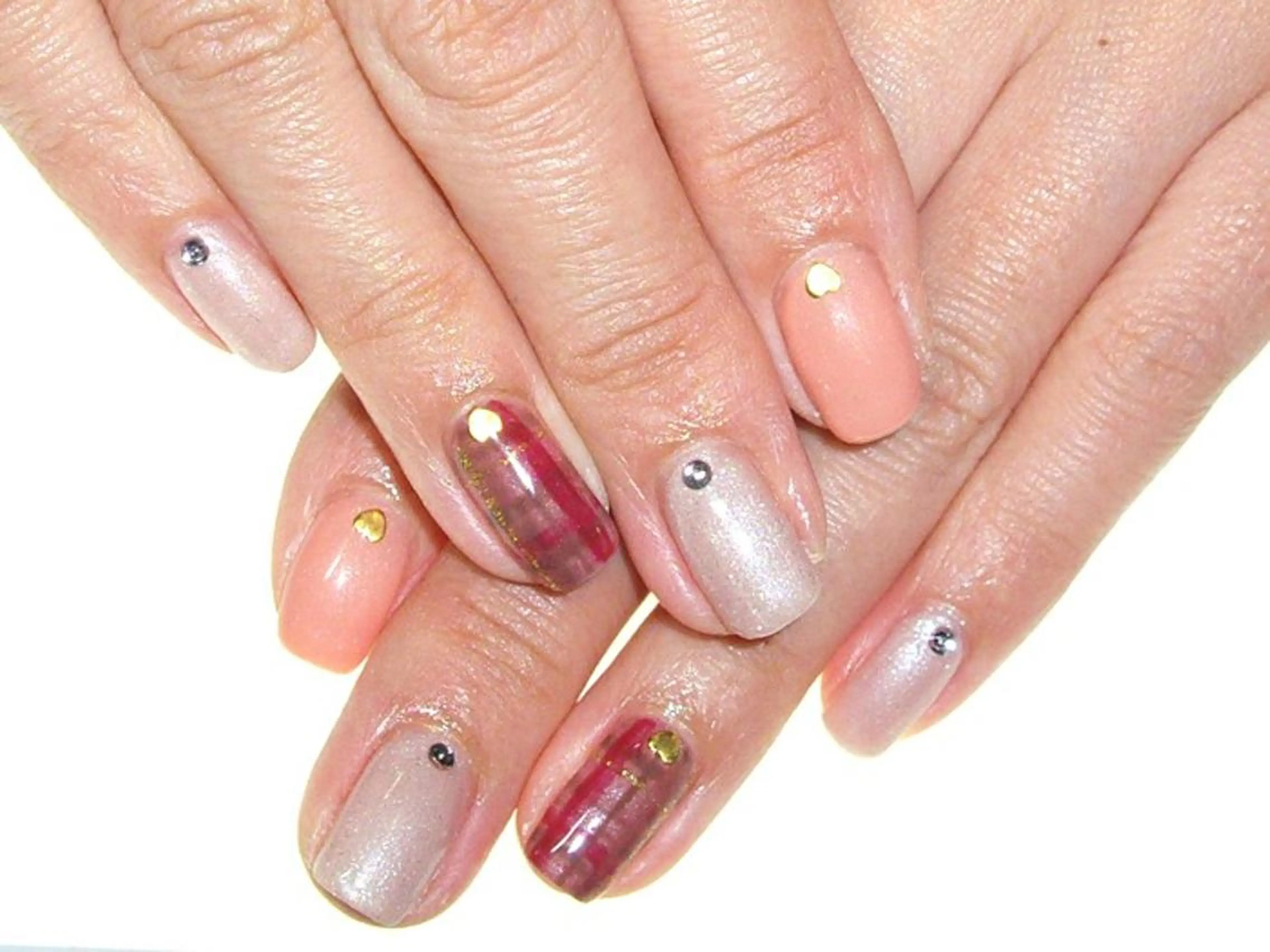 ネイル アートネイル ストーンネイル fujinail(バーバーフジノ)所属・藤野 智美のネイルデザイン