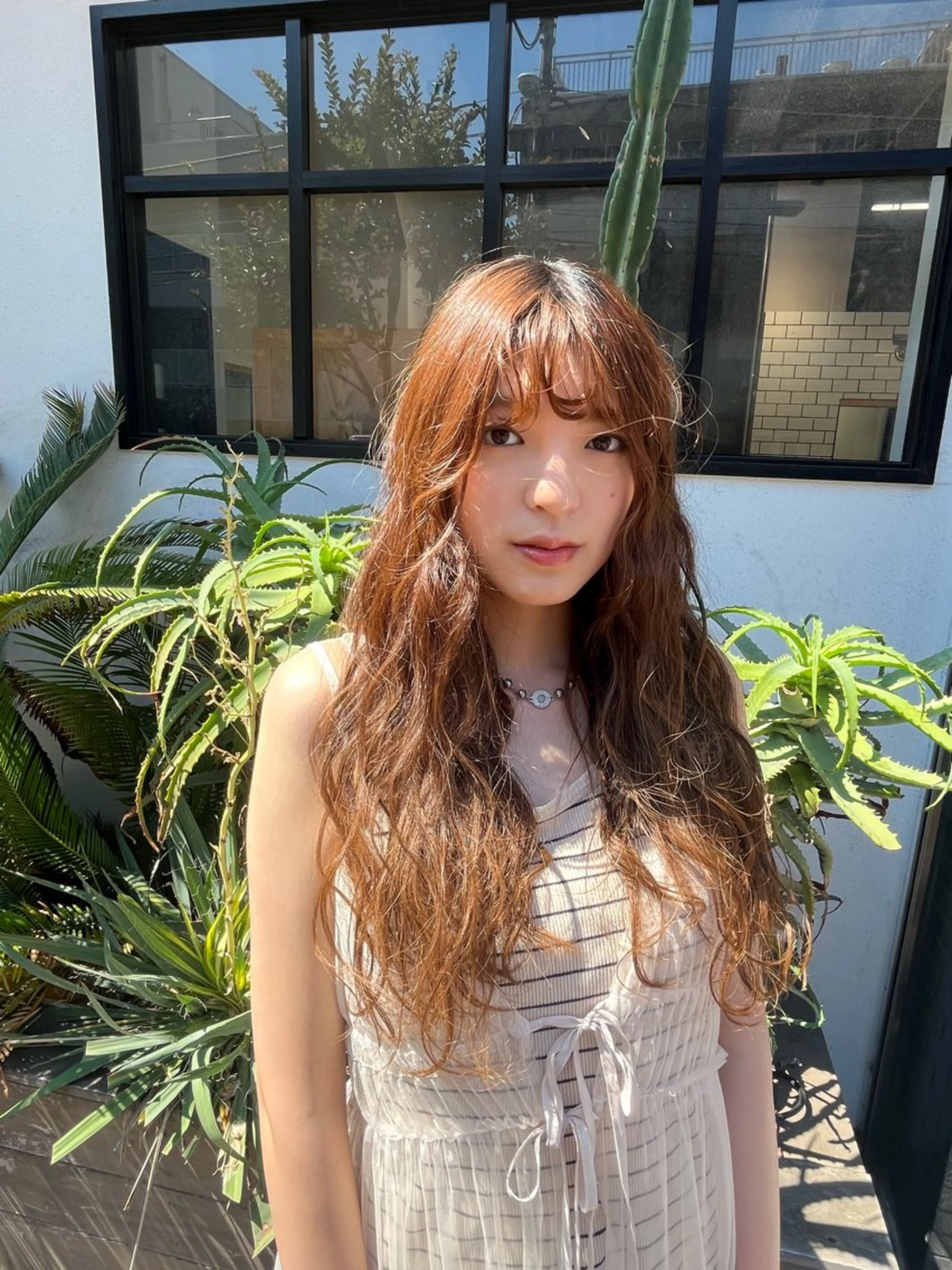 ロング 暖色/ミルクティ/ 艶髪⭐️honokaのヘアスタイル