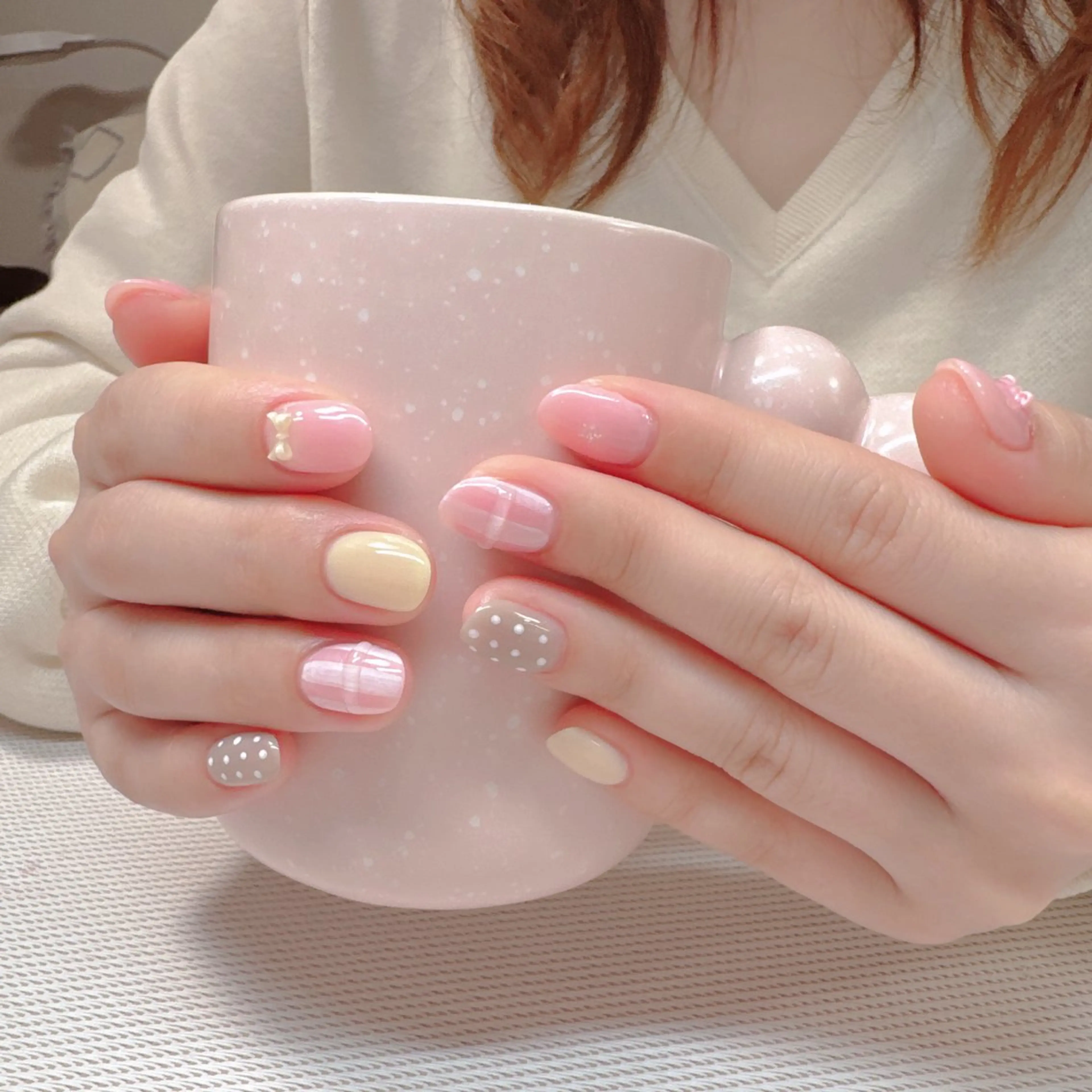 ネイル Hana NAIL所属・🩵 Rin🩵のネイルデザイン