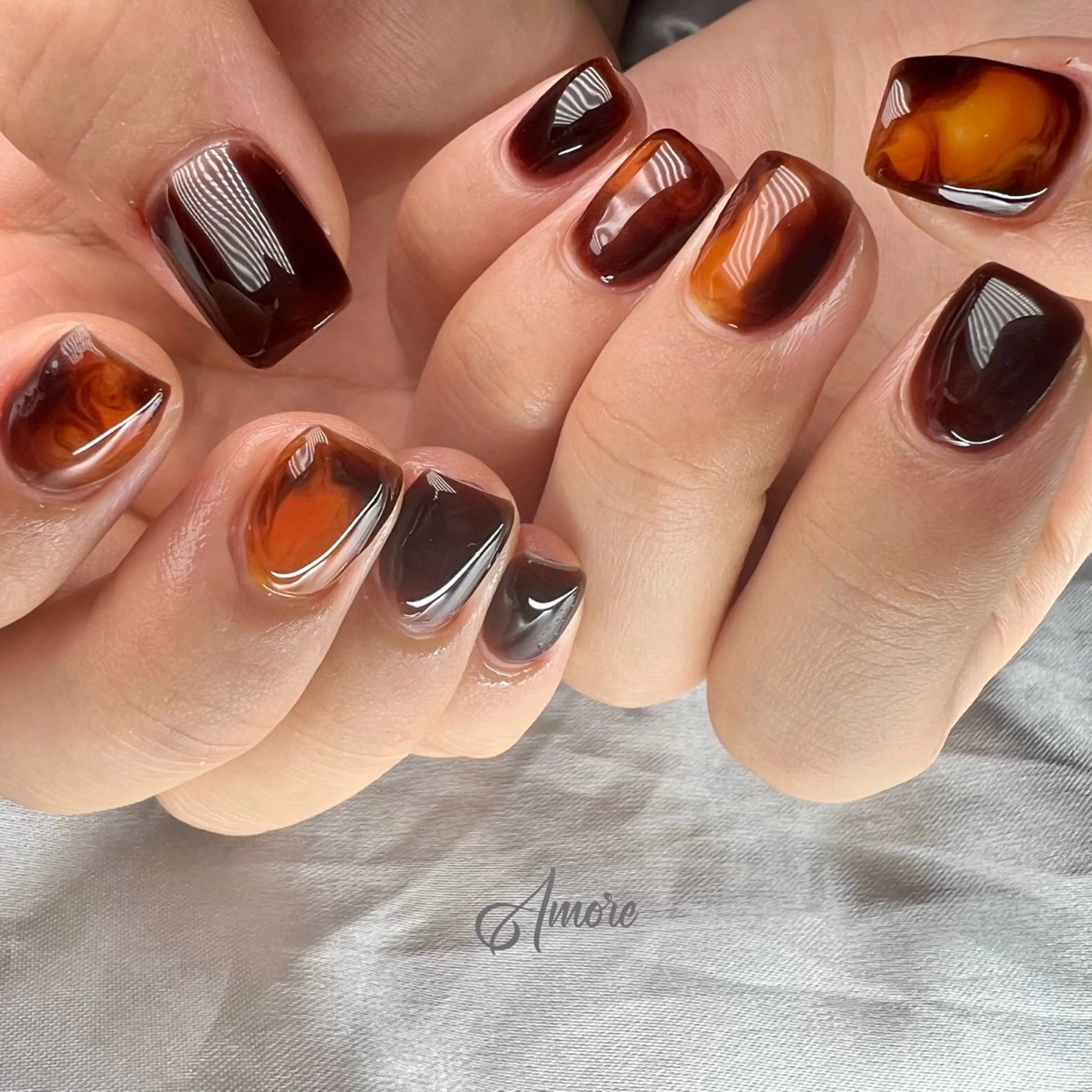 ネイル ジェルネイル 韓国ネイル パラジェル You kyehwaのネイルデザイン