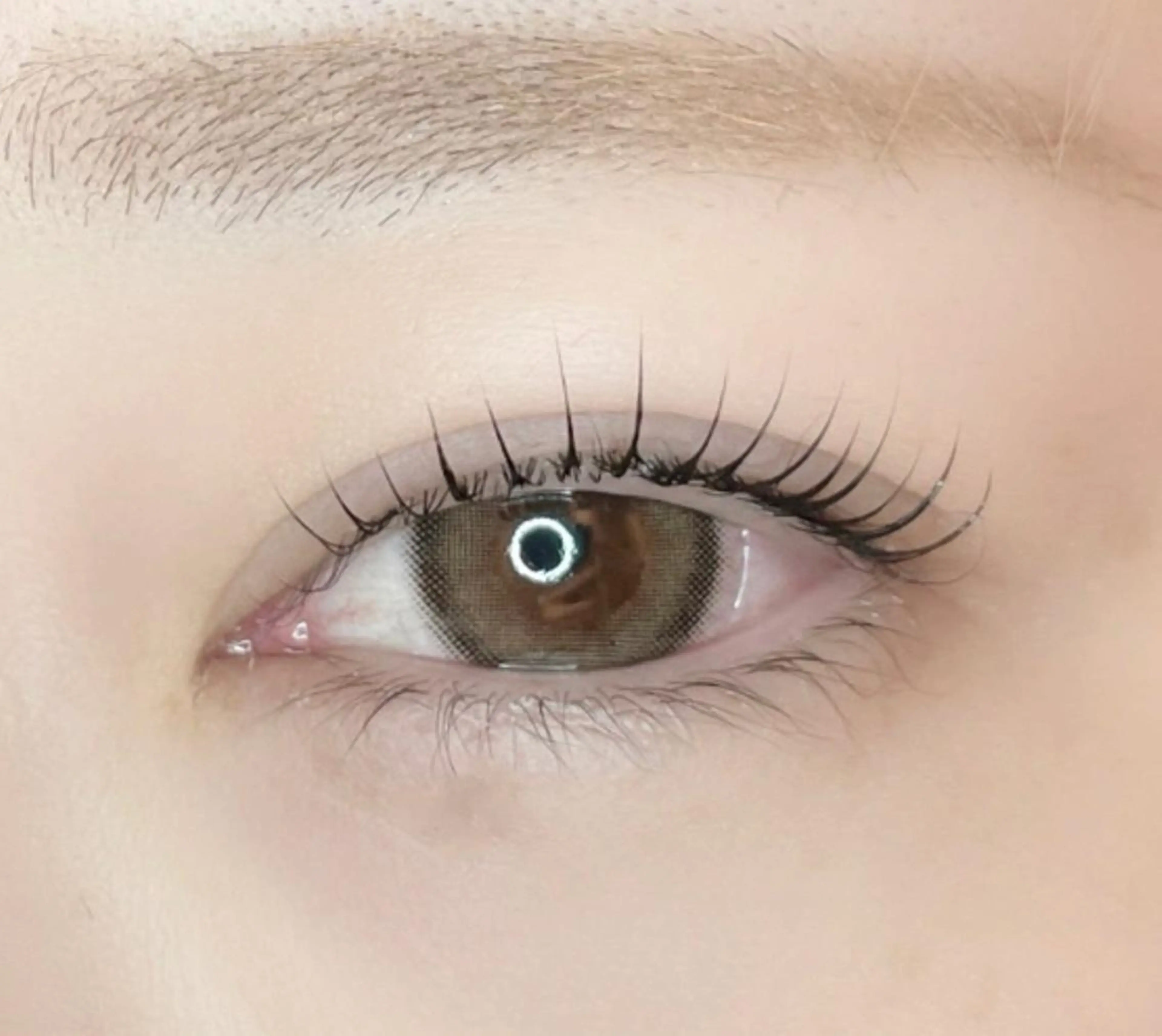 まつ毛パーマモデルの写真