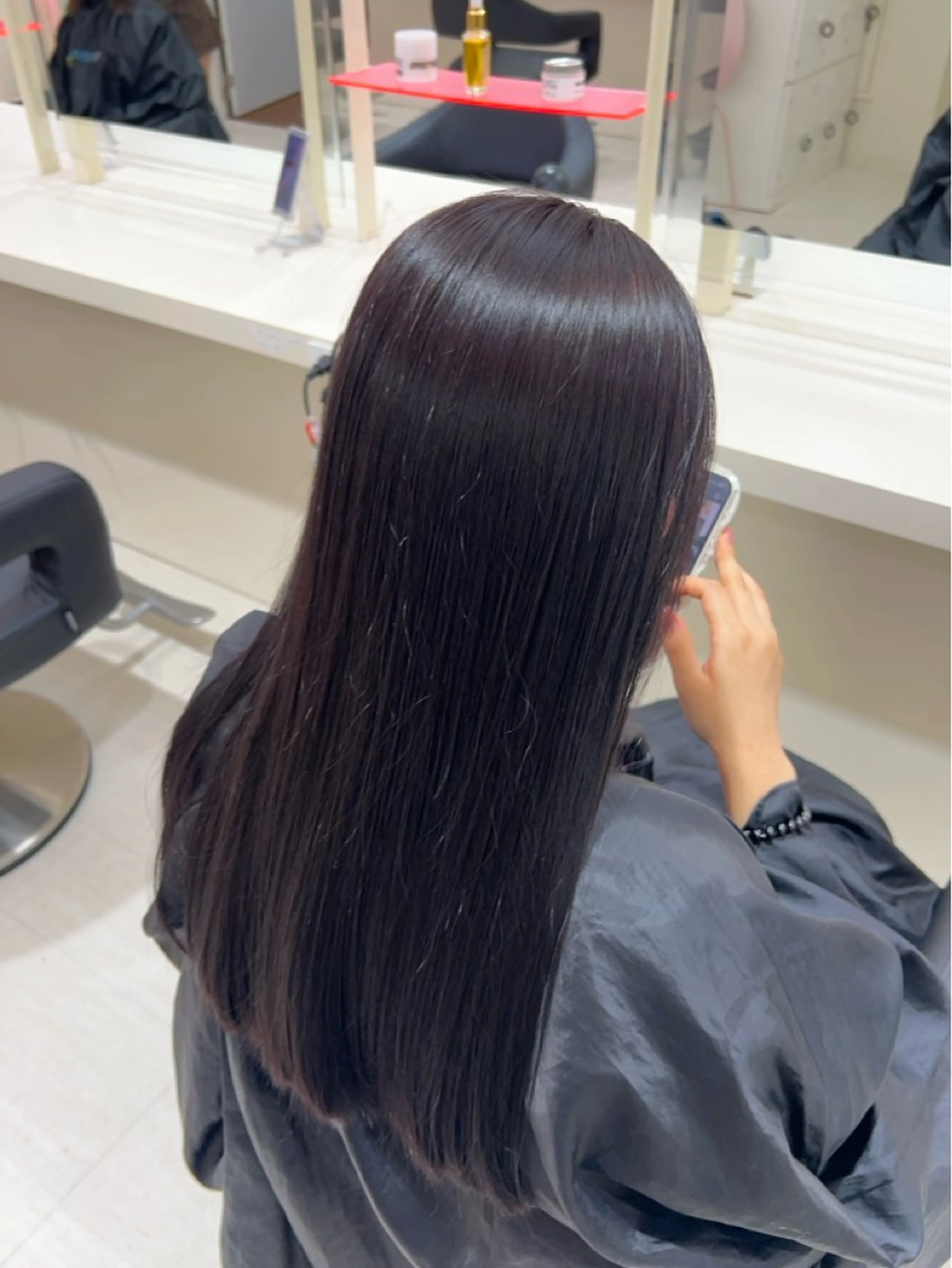 ロング カラー 韓国ヘア🫧 serina🎀のヘアスタイル