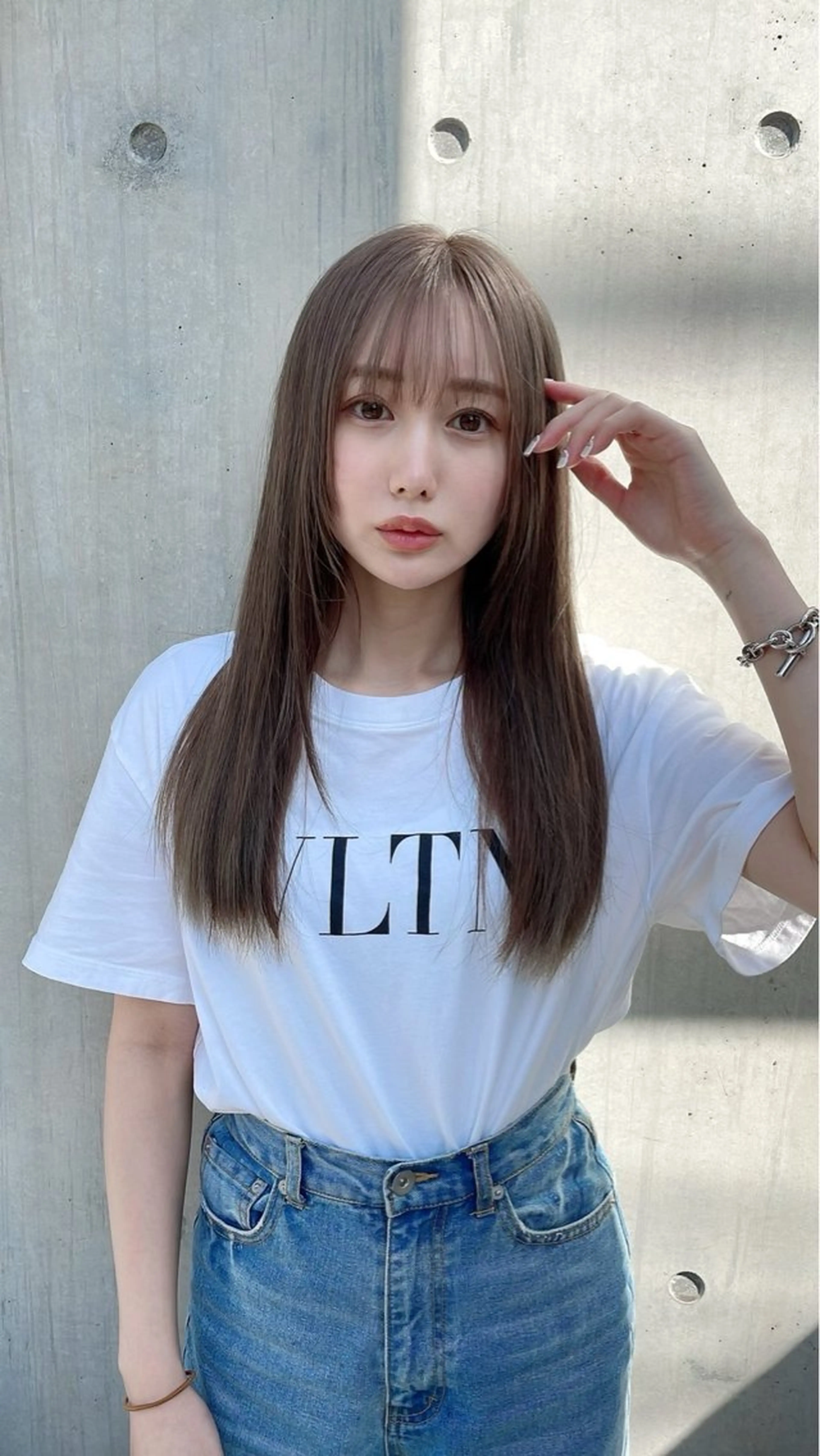 ロング カラー カット ヘアカラー トリートメント GO TODAYシェアサロン原宿Leap店所属・髪質改善 レイヤー ボブ Naoyaのヘアスタイル