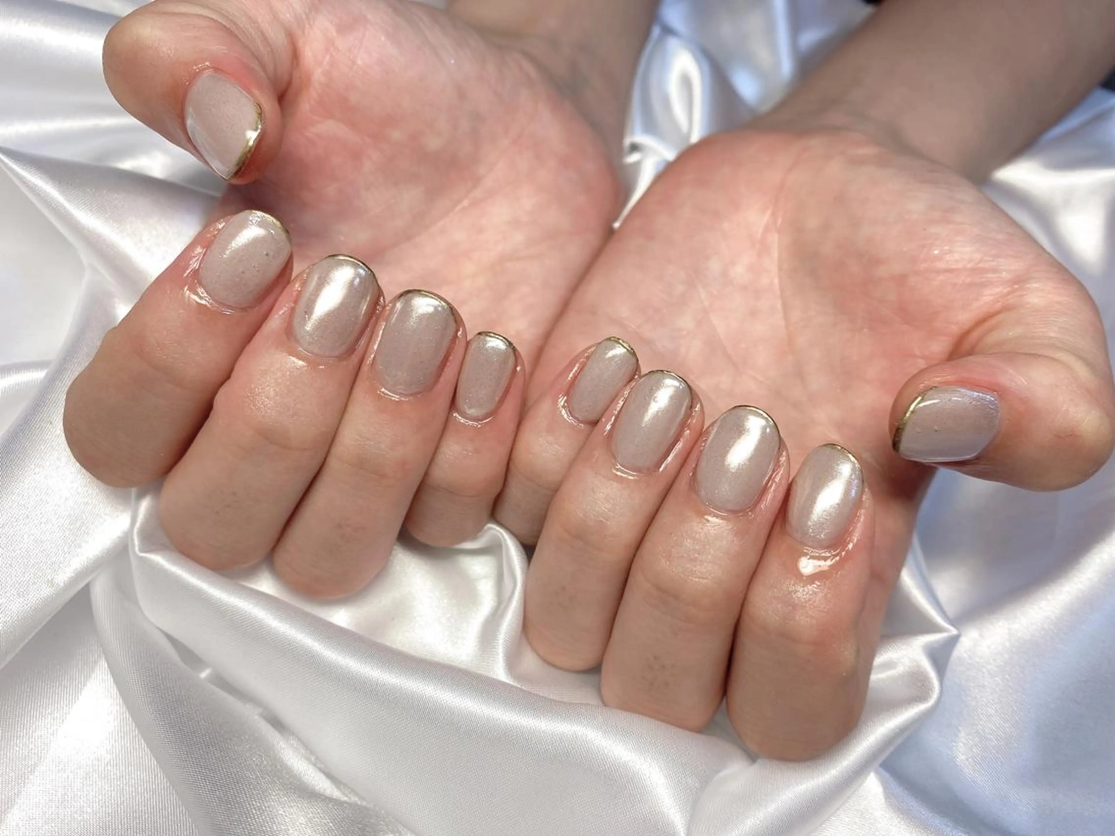 ネイル フレンチネイル ハンドネイル Nailsalon MONのネイルデザイン