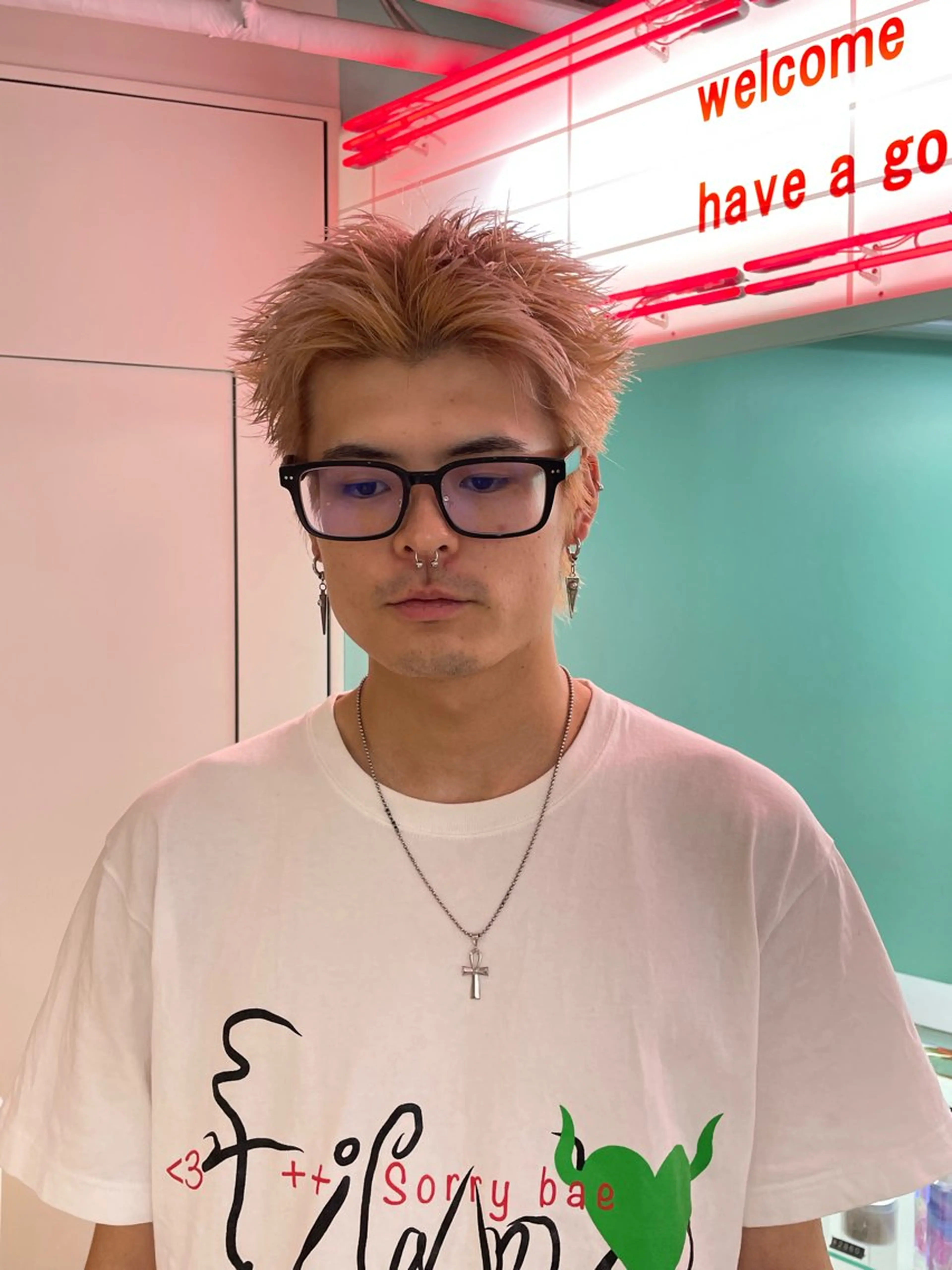 ショート カラー メンズ カット ヘアカラー men's 特化 ✨ソウタのヘアスタイル