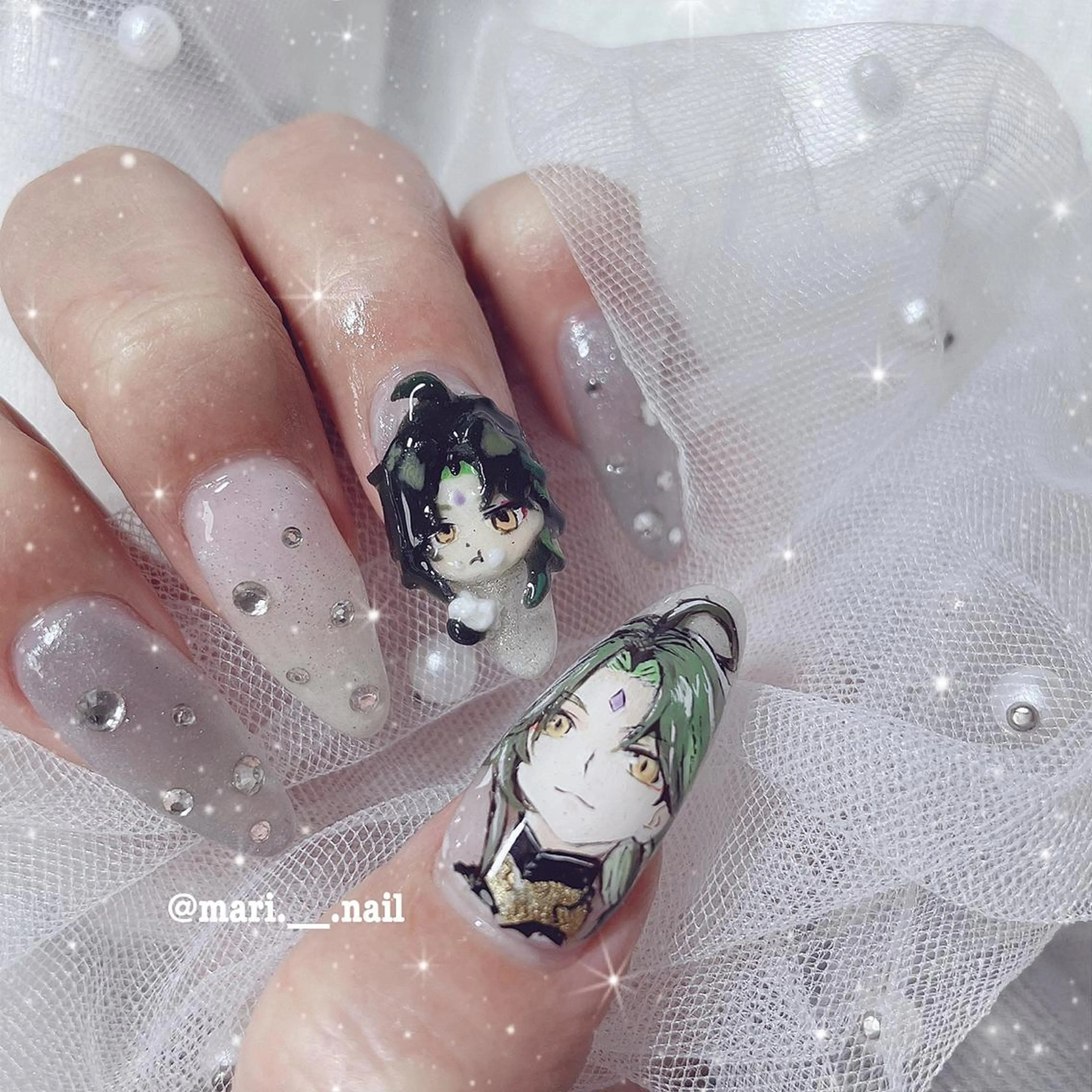 ネイル 🎀 Mayu 🎀痛ネイルのネイルデザイン