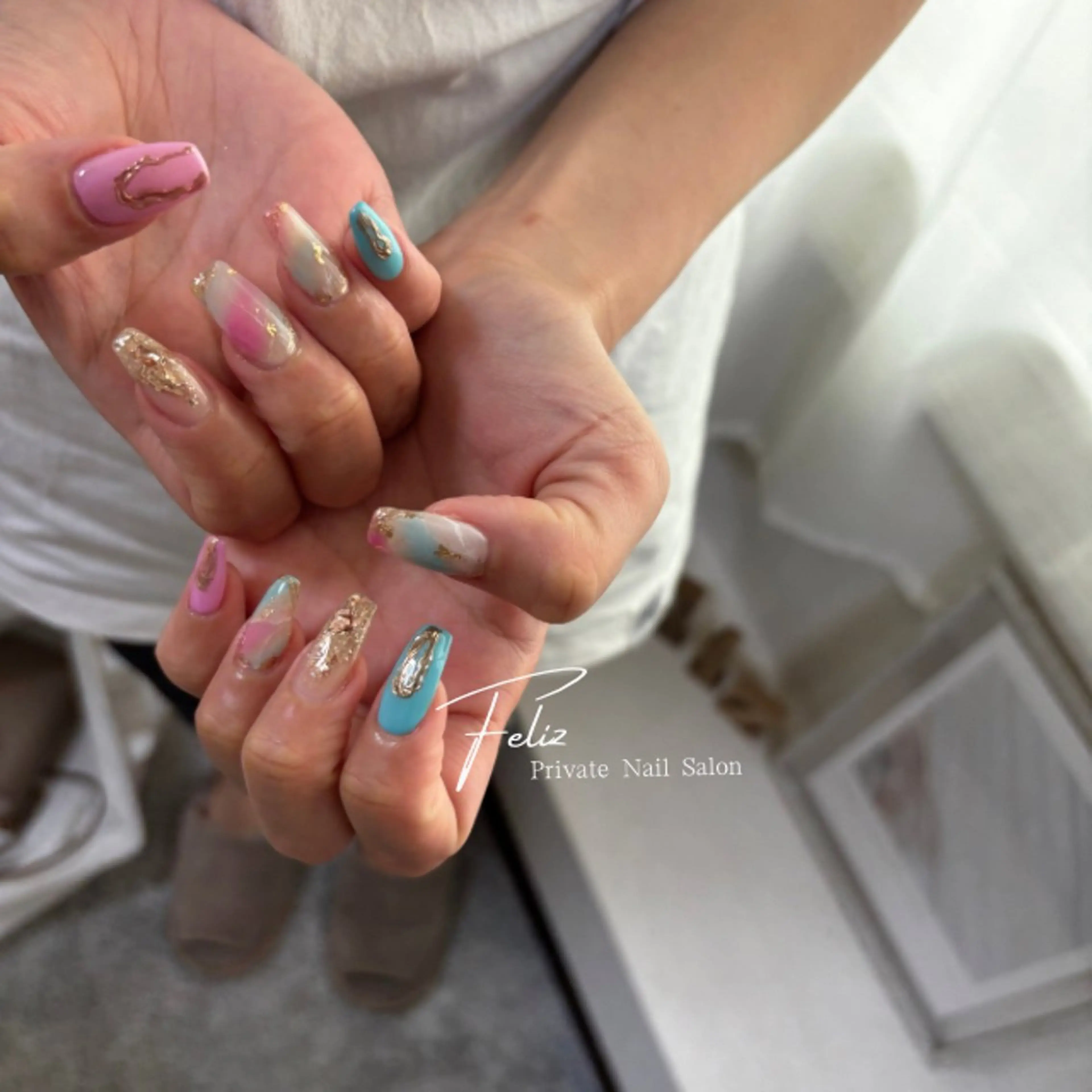 ネイル ハンドネイル ハンドケア Feliz所属・Feliz 楽しいネイルサロンのネイルデザイン