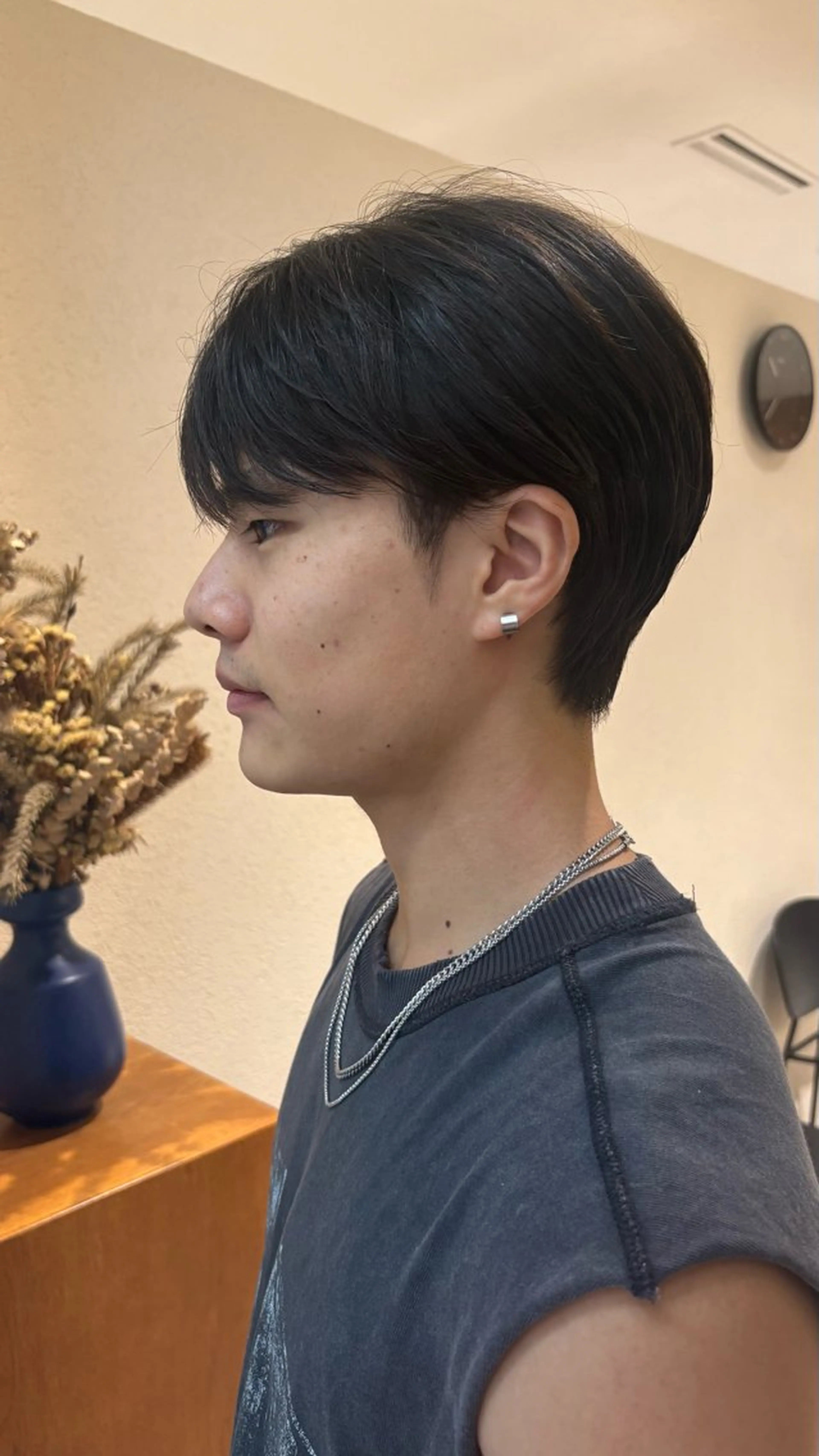 ショート メンズ 《無料カットモデル / perm》ナミのヘアスタイル