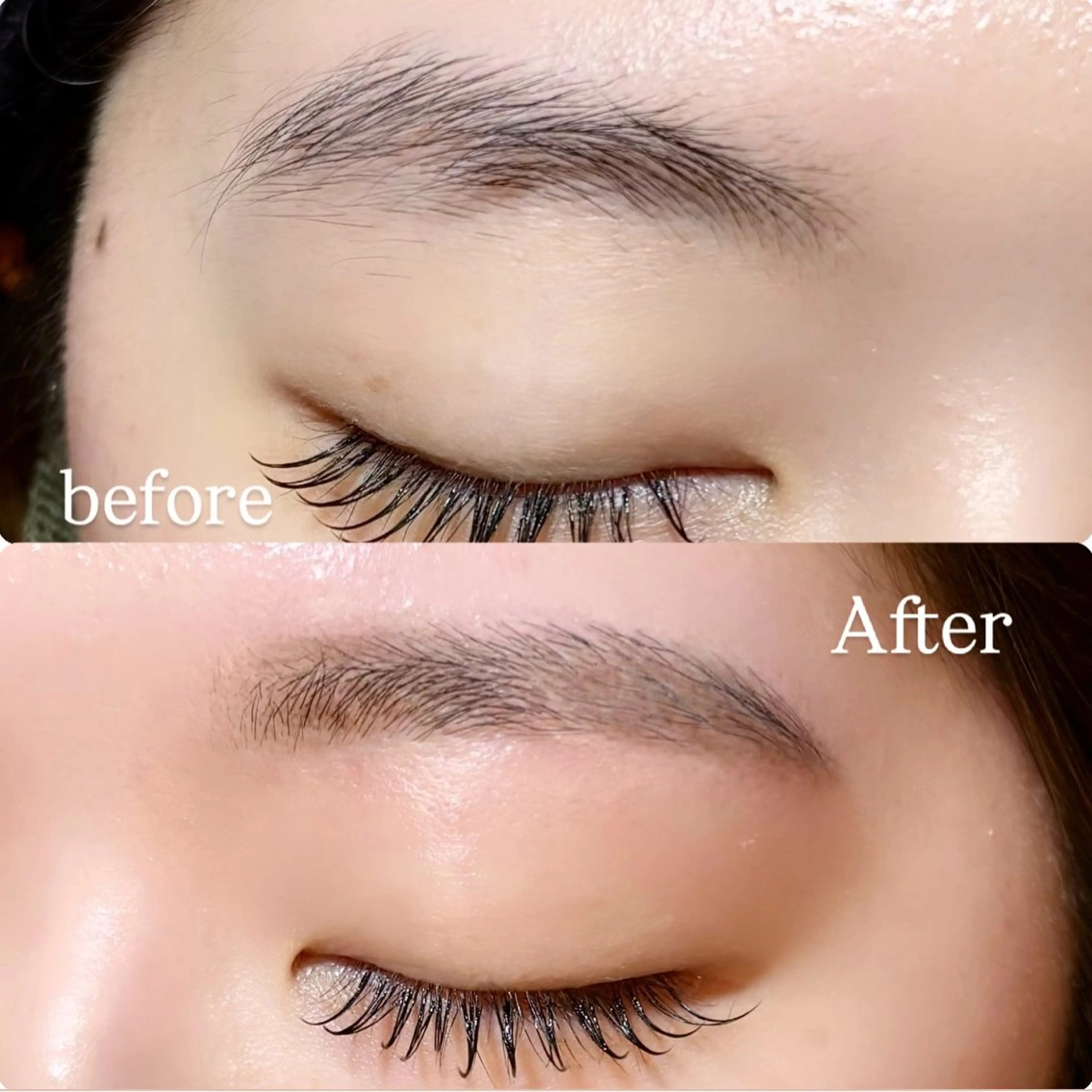 アイブロウ meguru／マツパ ／マツエク／束感のマツエク・マツパデザイン