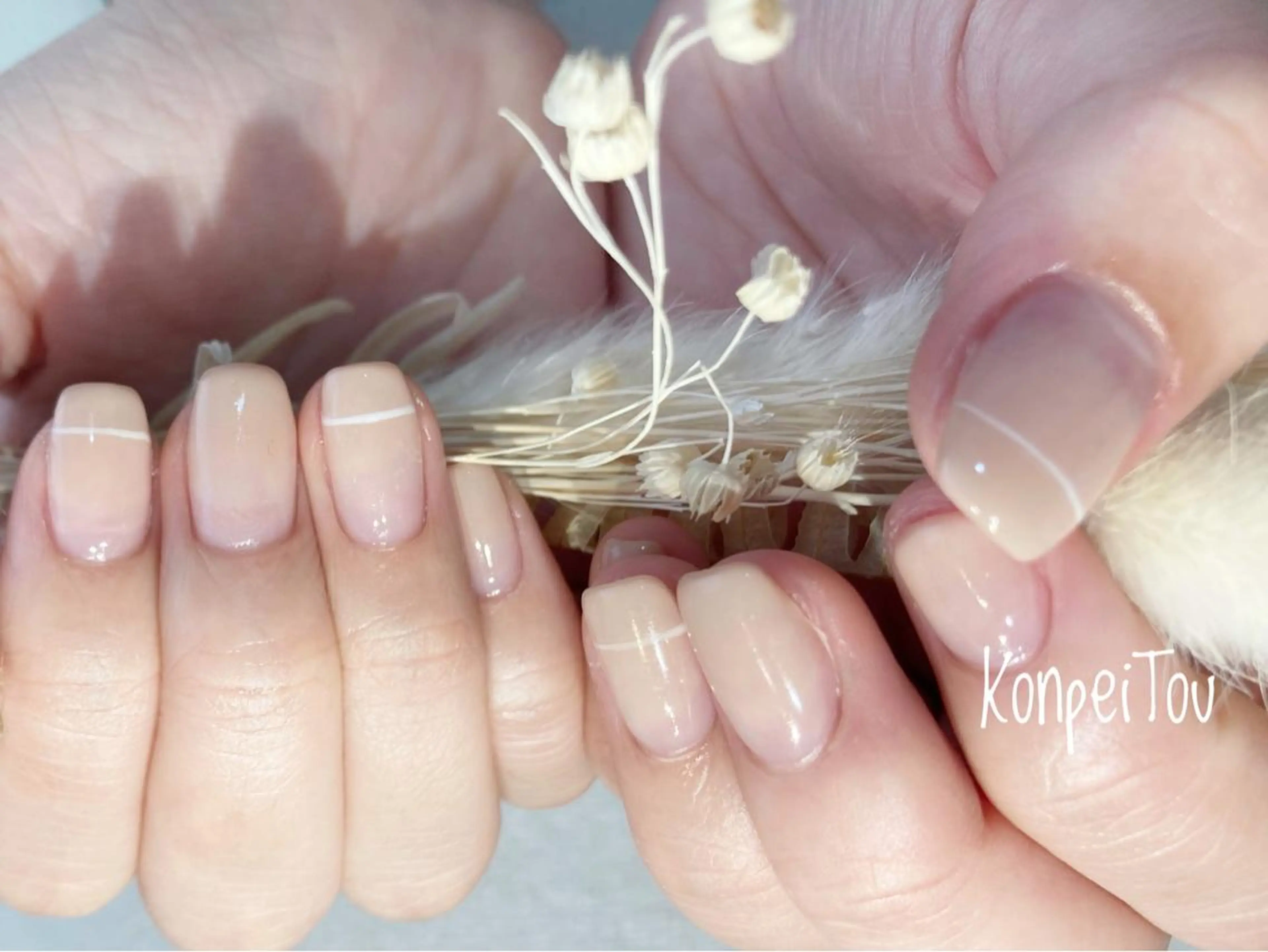 ネイル アートネイル オフィスネイル ワンカラーネイル シンプルネイル おうちのネイルサロン　konpeiTou〜こんぺいとう〜所属・おうちのネイルサロン KonpeiTouのネイルデザイン