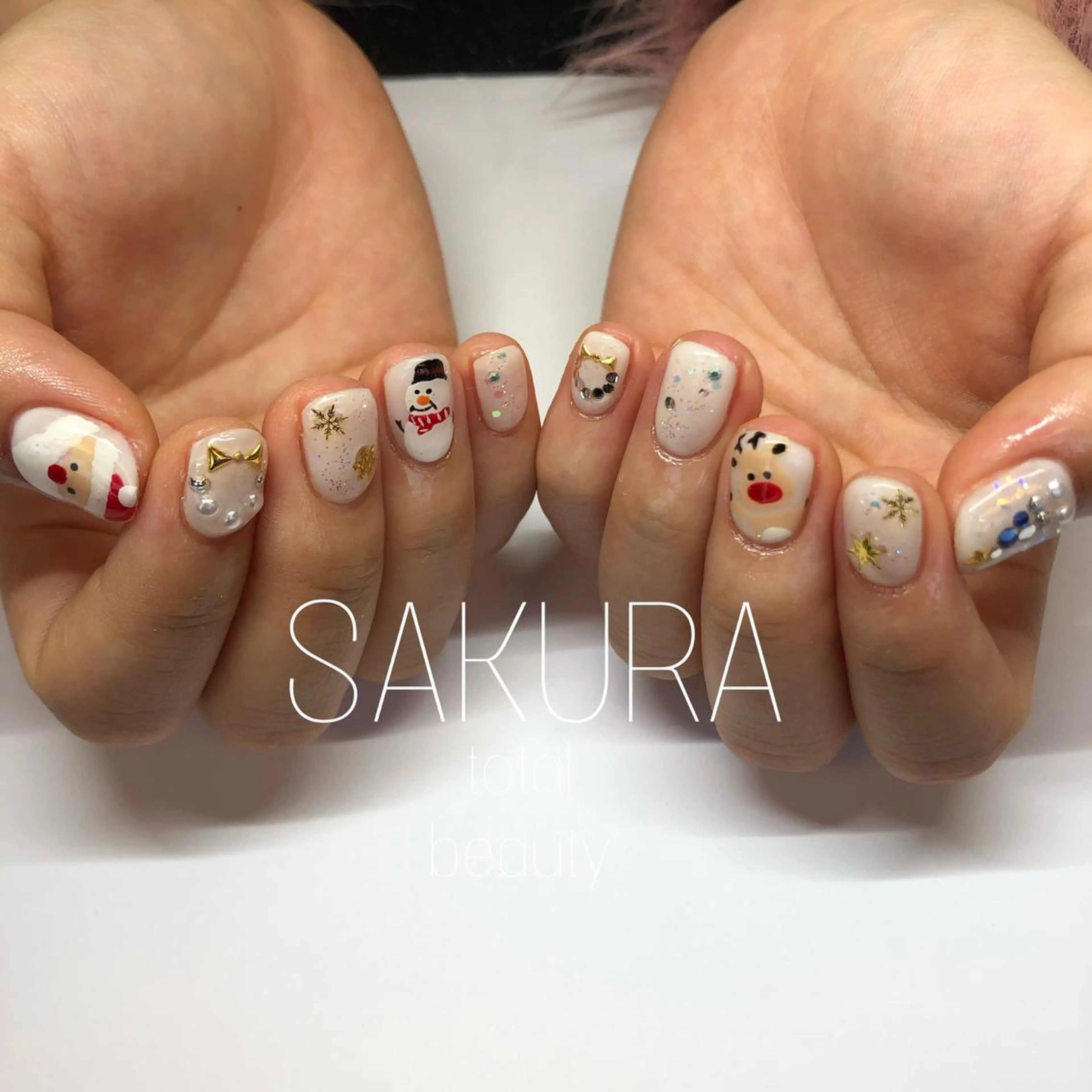 ネイル ハンドネイル フットネイル SAKURA 山野のネイルデザイン