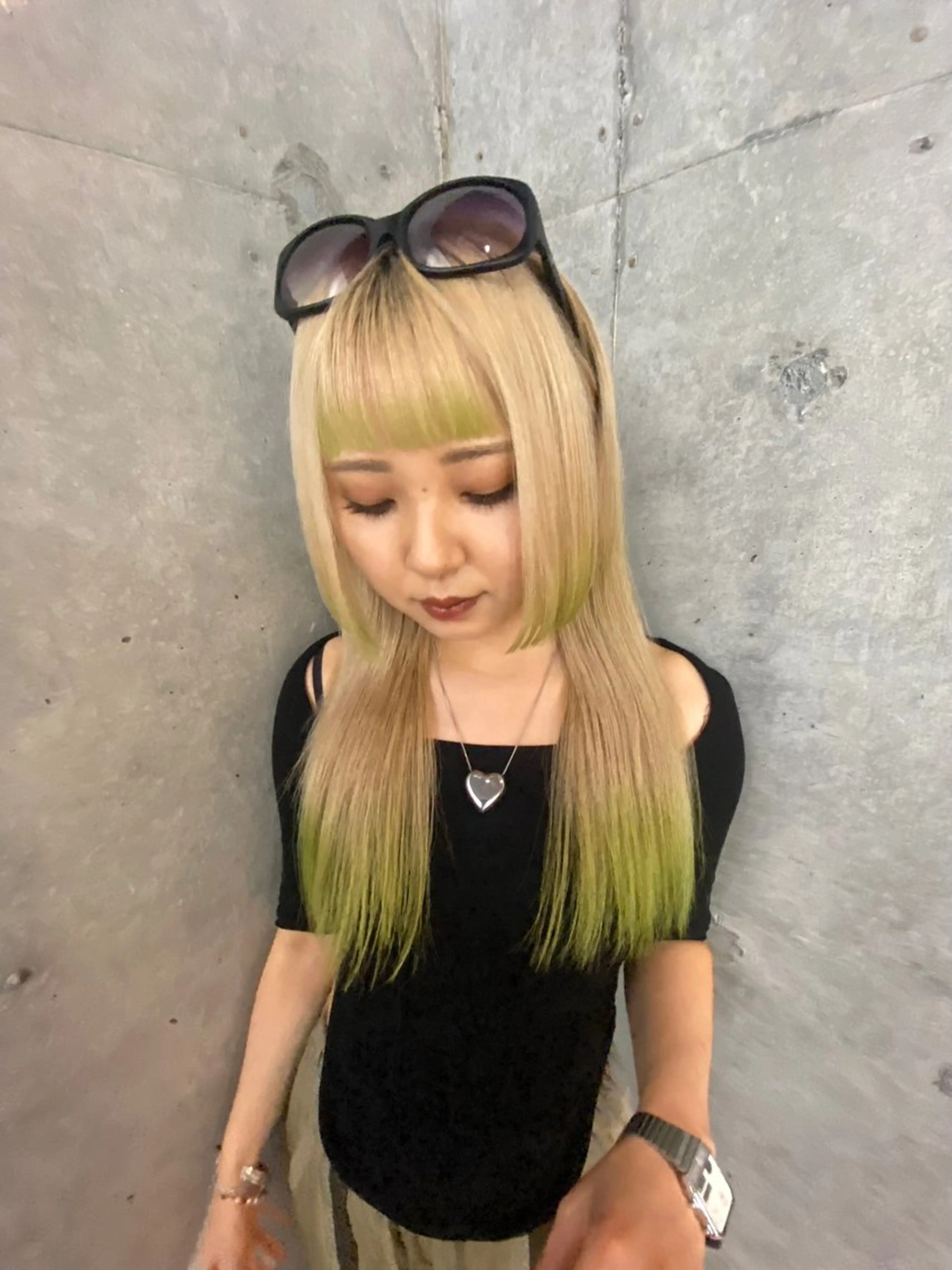 ロング カラー ヘアアレンジ カット ヘアカラー トリートメント 小顔カット/艶 カラー特化♡MIHOのヘアスタイル