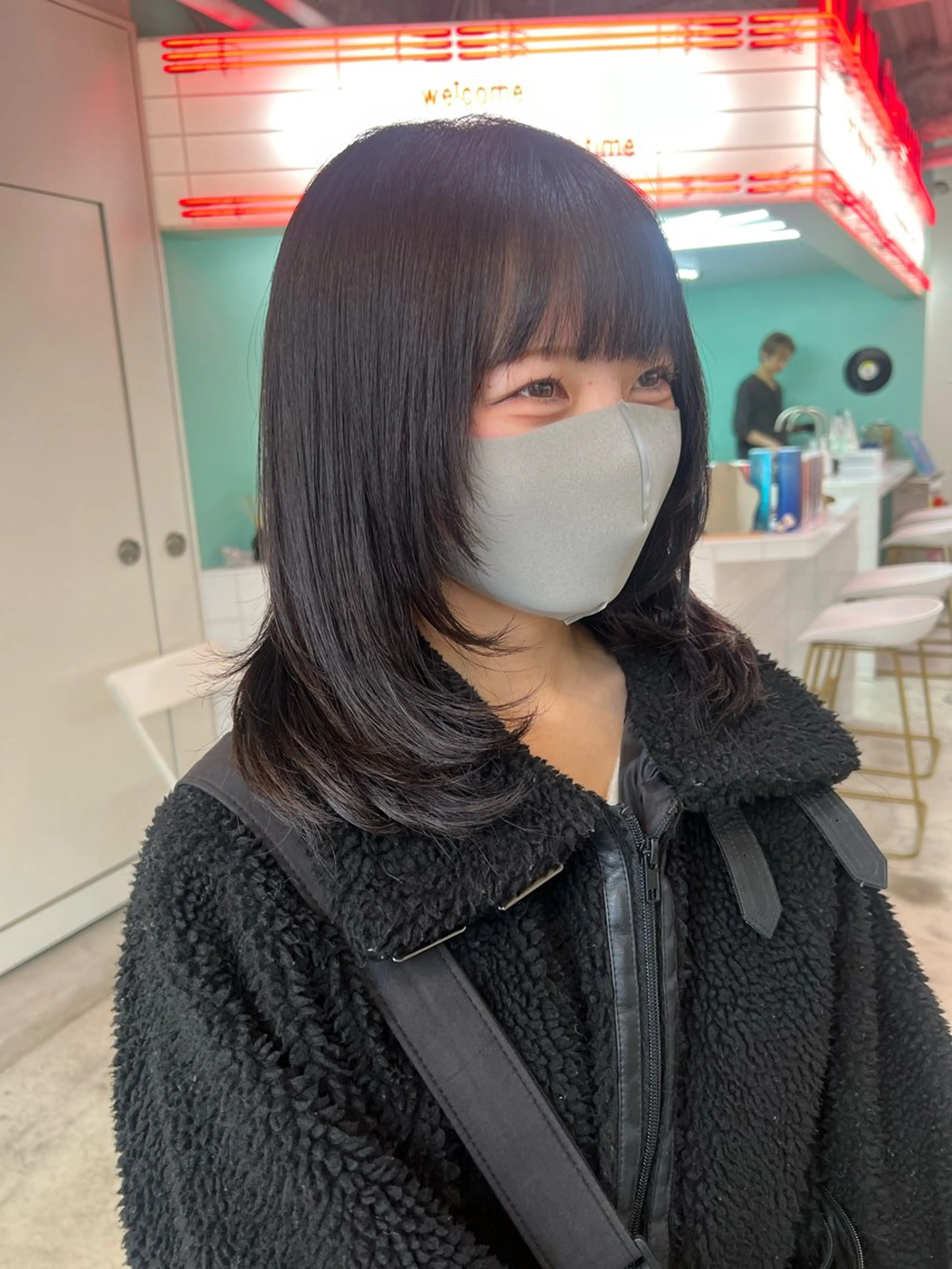 ミディアム カット 💥ウルフカット デザインあんな💥のヘアスタイル