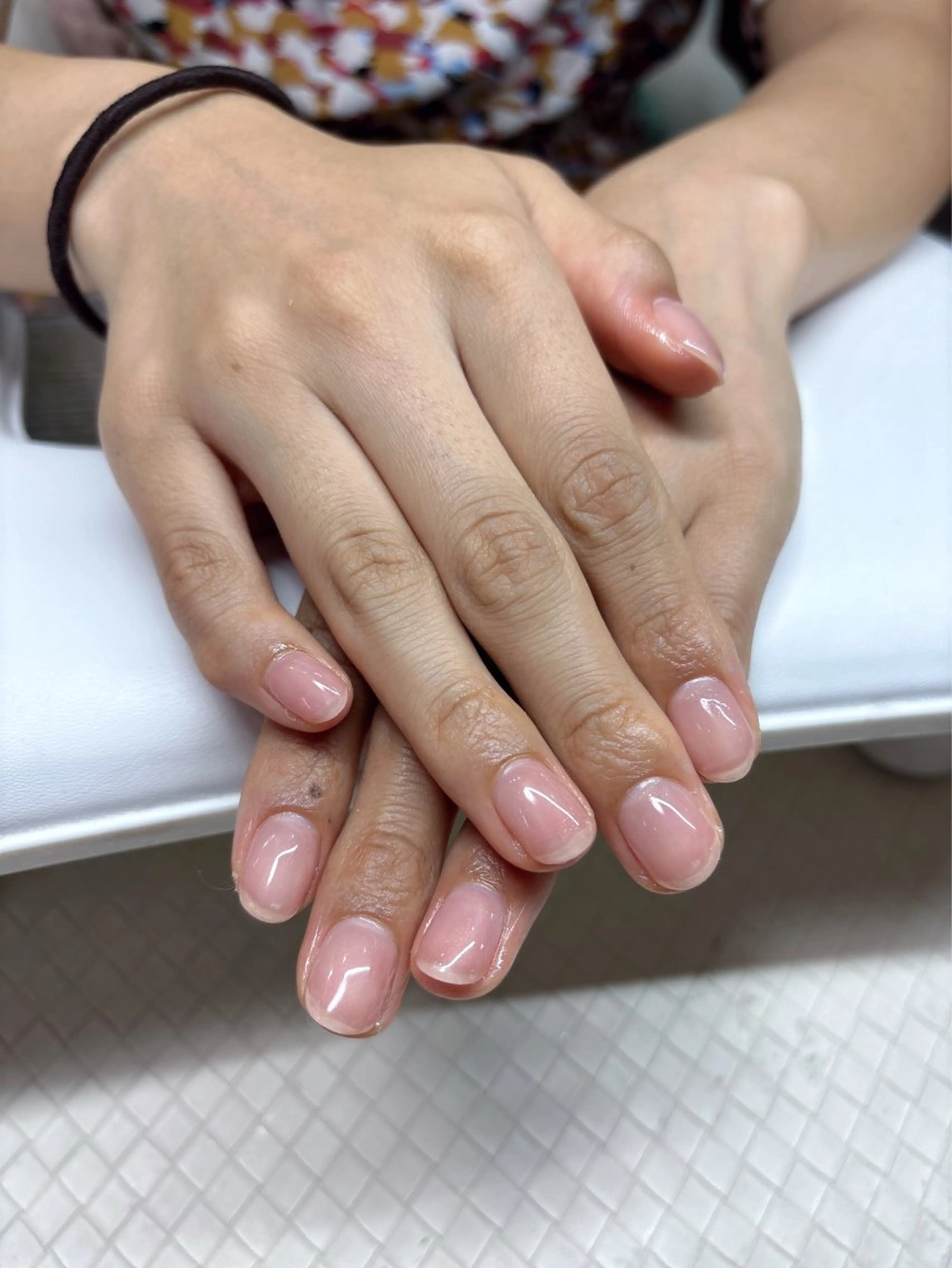 ネイル オフィスネイル ワンカラーネイル ハンドネイル U.NI nail 横浜青葉台店所属・Rei 横浜青葉台のネイルデザイン