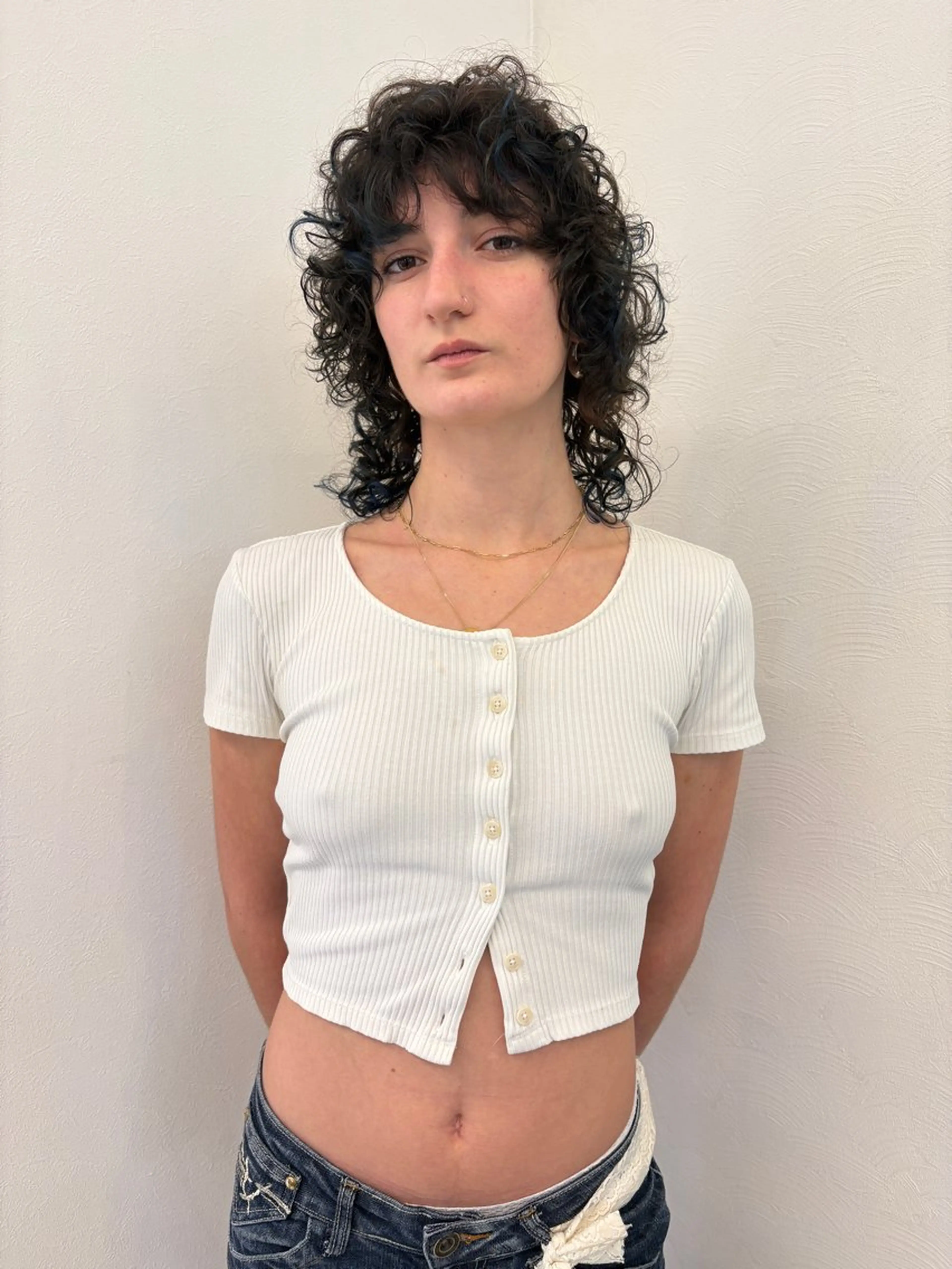 カラー MEY HAIR / CURLYS所属・カラー特化美容師 オレンジカラーのヘアスタイル