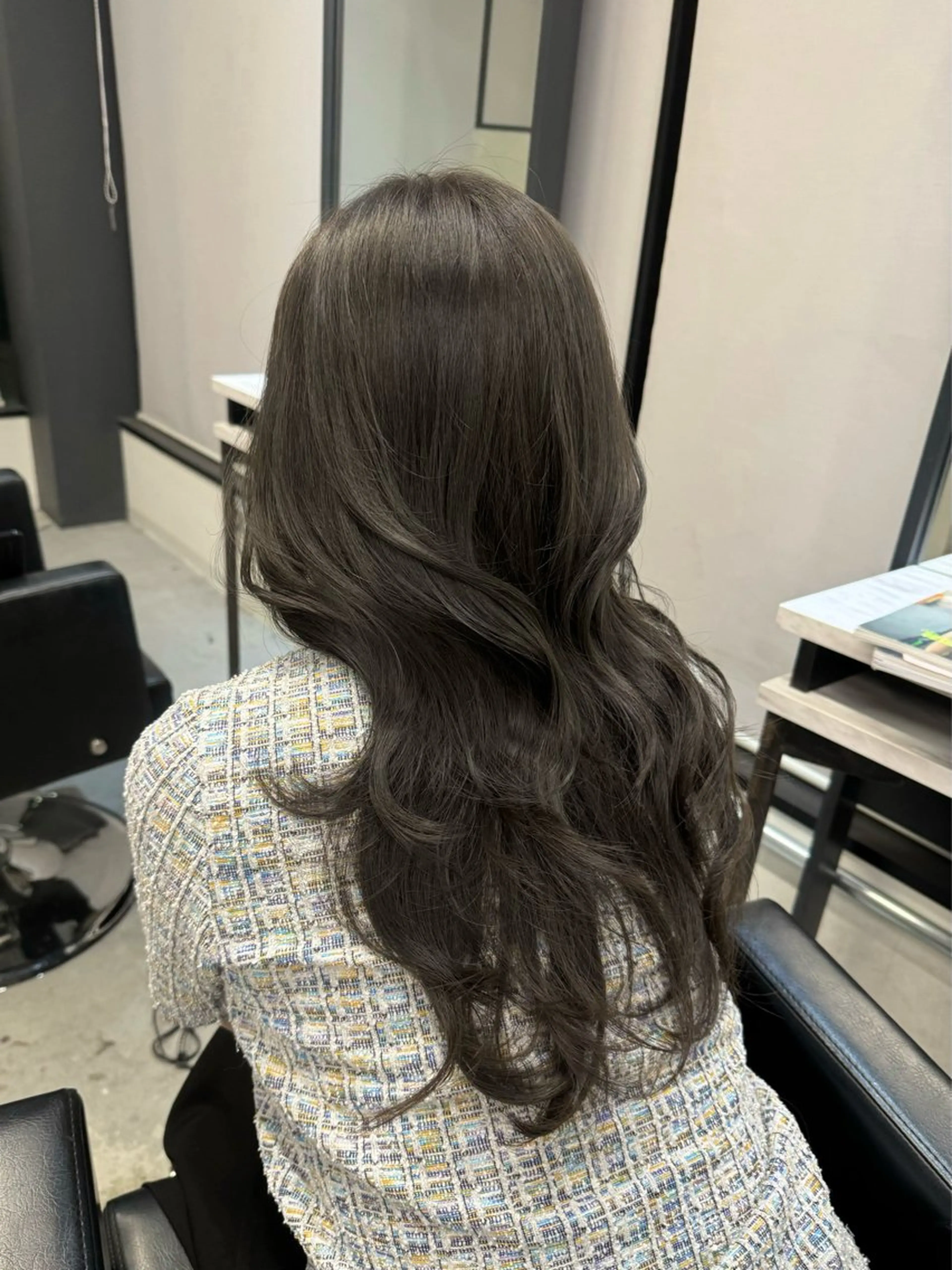 ロング カラー 韓国ヘア🇰🇷 YUKINAのヘアスタイル