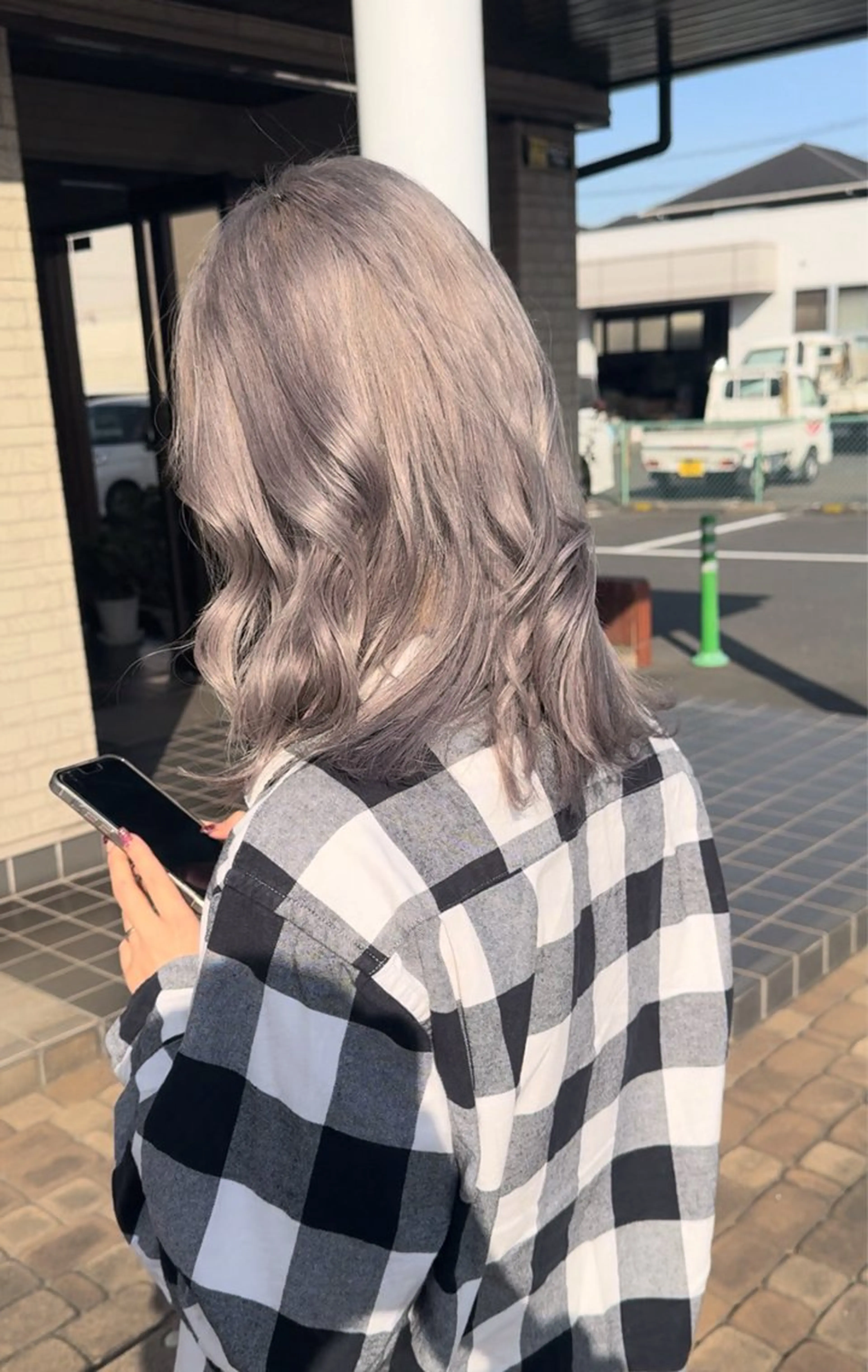 カラー BEEST所属・ate 【暖色/ハイトーン】のヘアスタイル