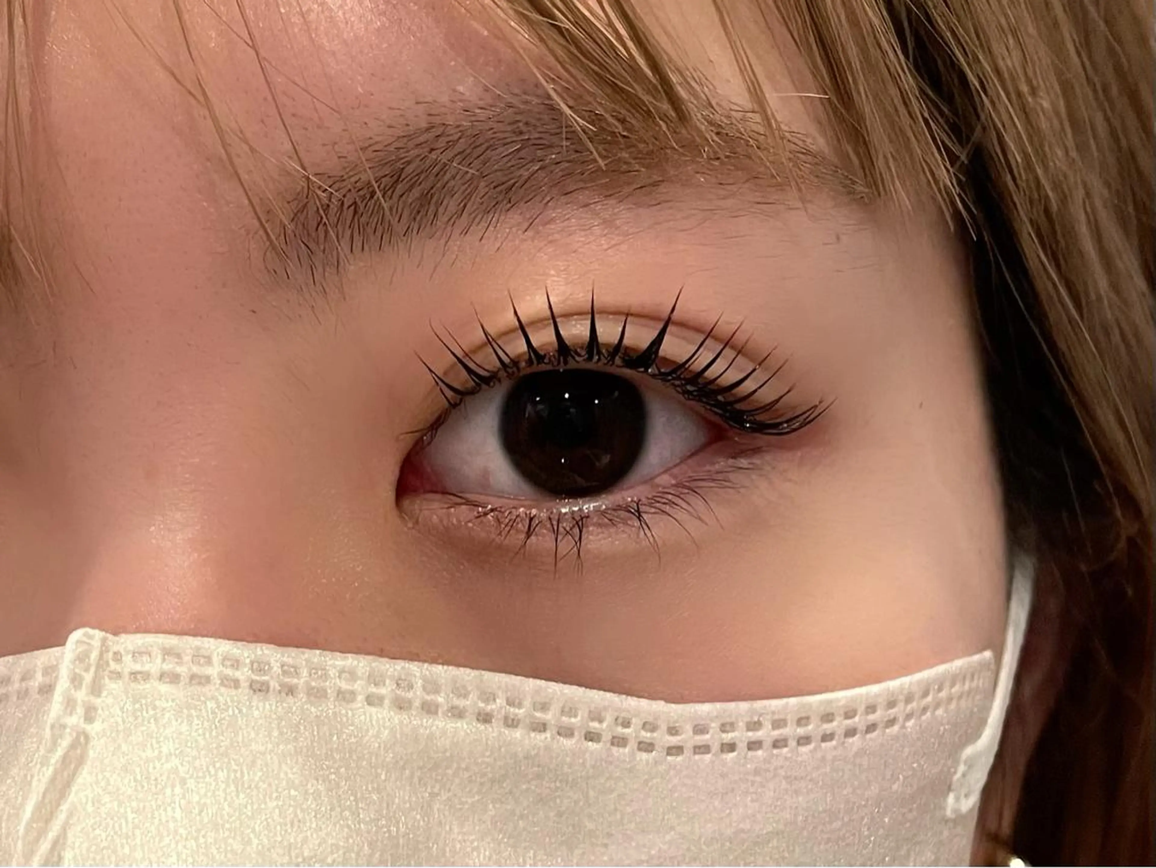 マツエク・マツパ 付け放題 カラーマツエク フラットラッシュ パリジェンヌラッシュリフト まつげパーマ etoile所属・森 千紘の眉毛・アイブロウイメージ