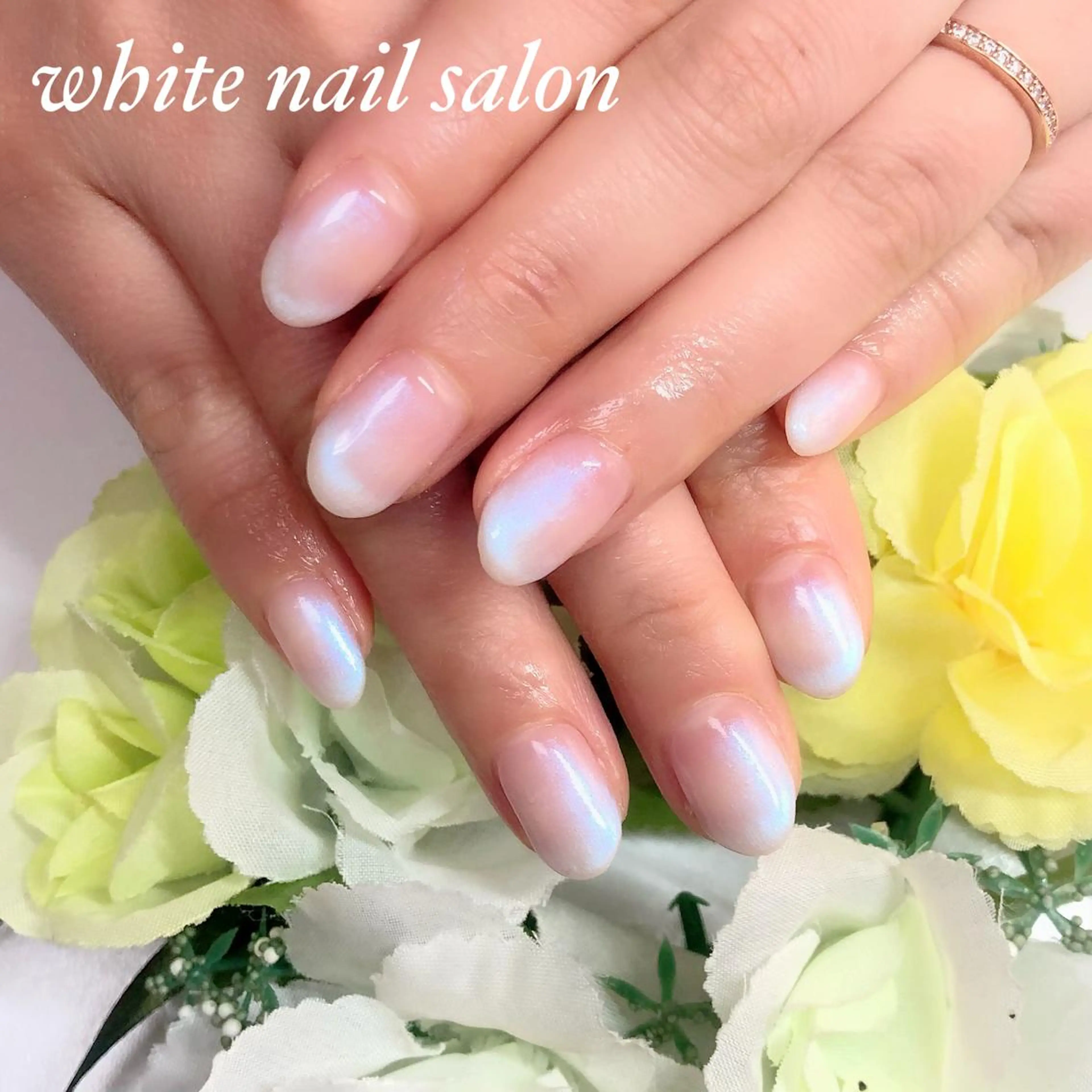 ネイル アートネイル フットネイル フレンチネイル ジェルネイル ハードジェル ハンドネイル white nail salonのネイルデザイン