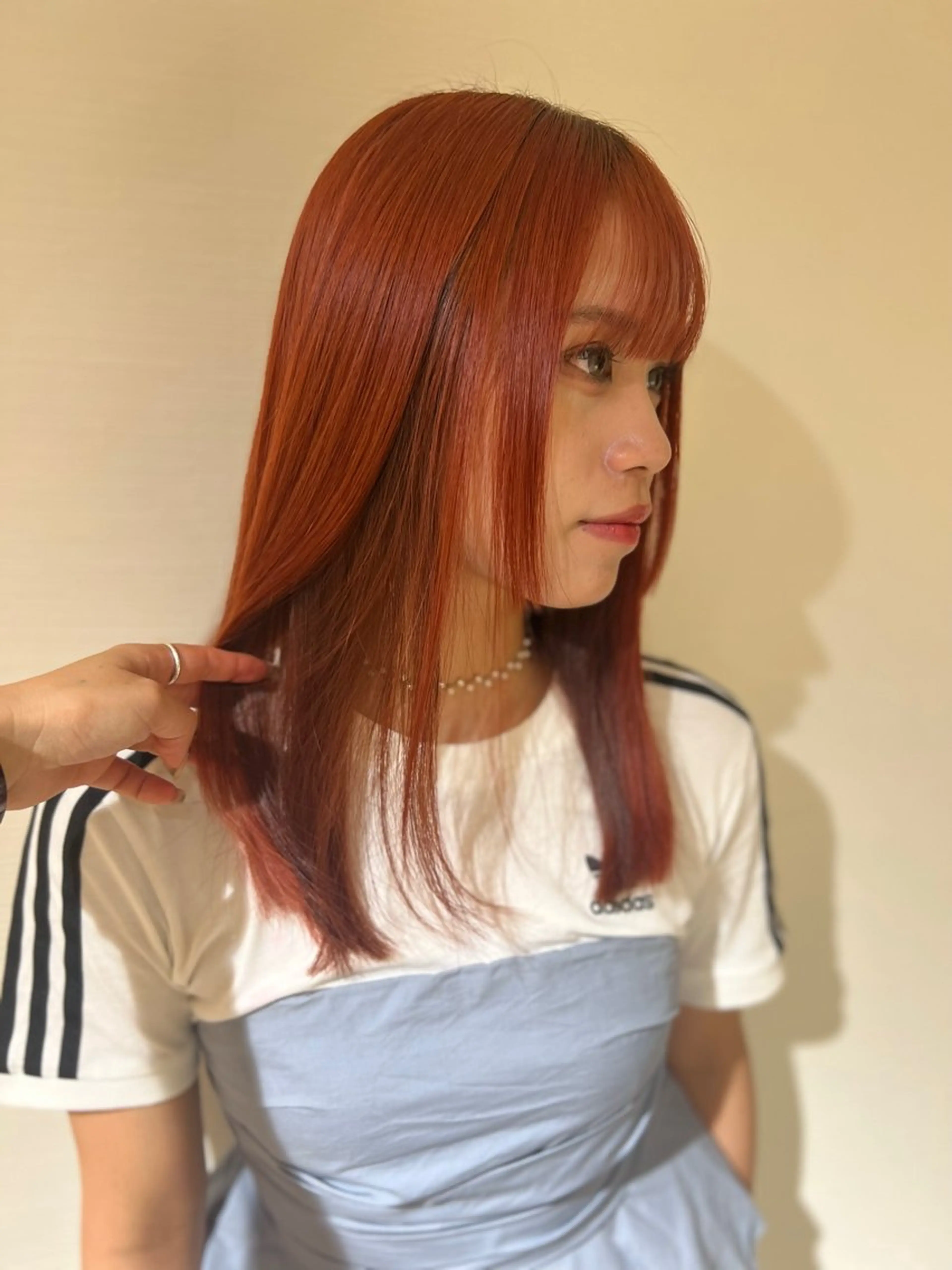 ロング カラー デザインカラー ヘアカラー トリートメント 絶対カワイイ保証💕 カワノ　チヒロのヘアスタイル