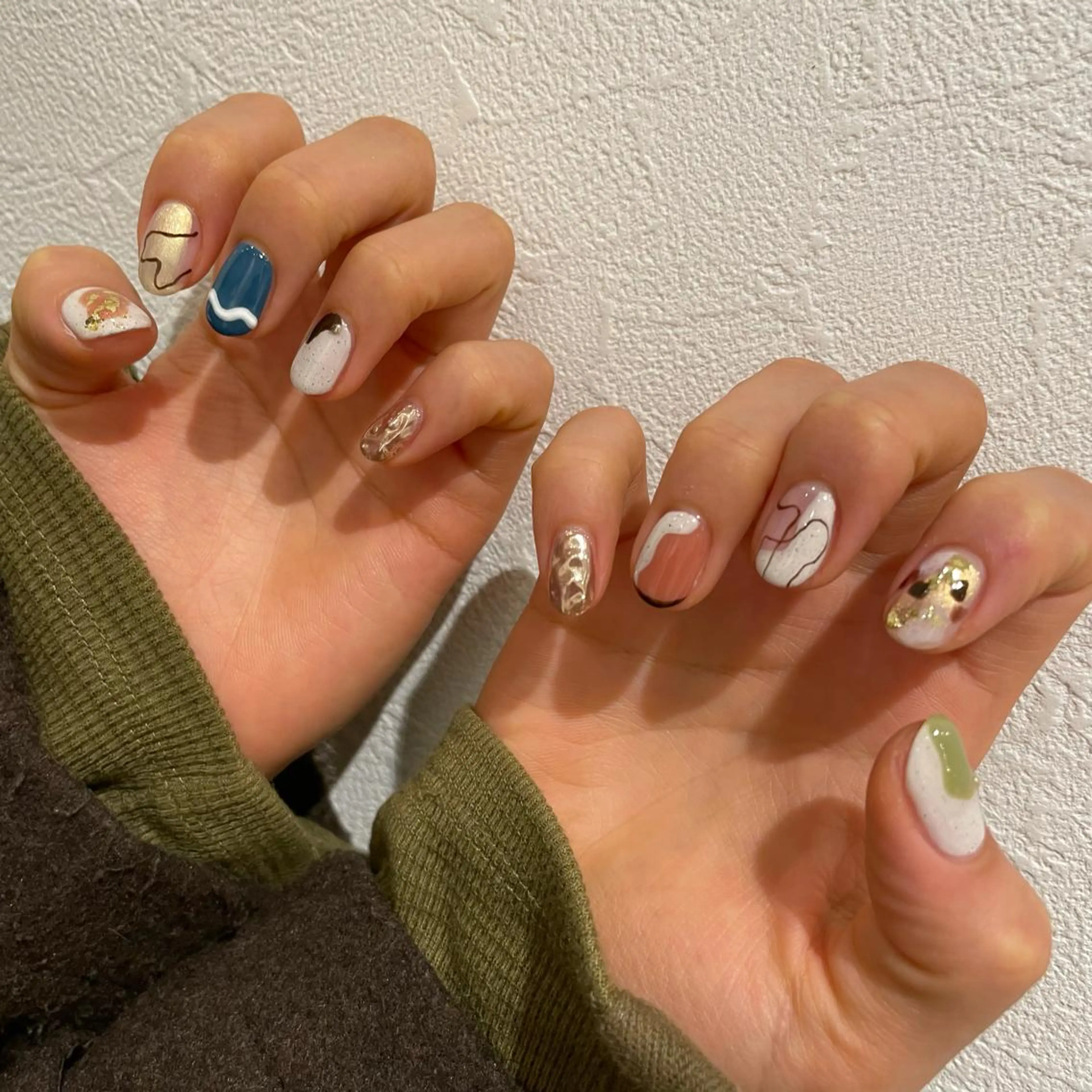 ネイル 持ち込み ニュアンスネイル ハンドネイル miu nail所属・MIUNail YUMIのネイルデザイン