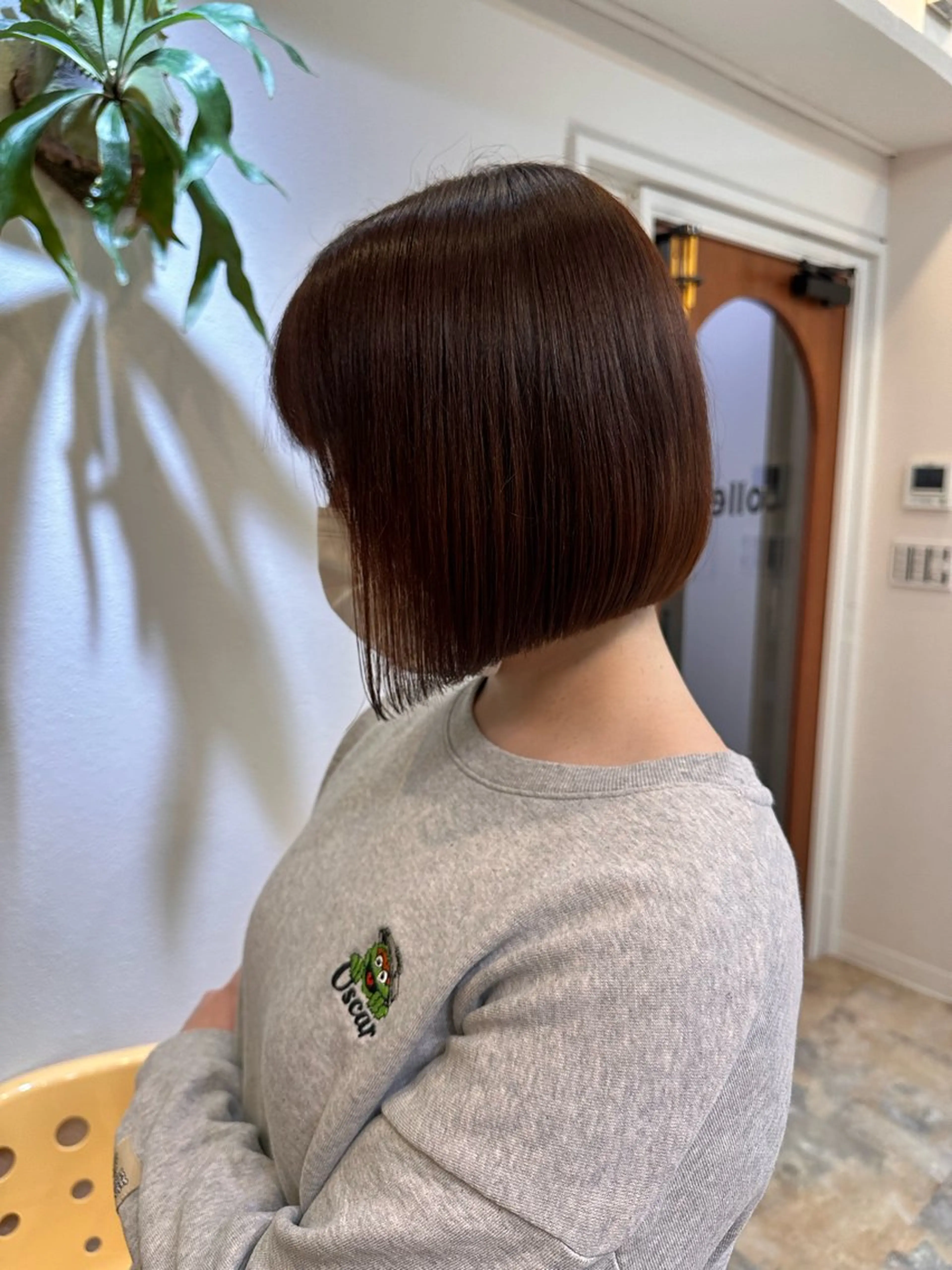 ショート 切りっぱなしボブ ボブ 外ハネヘア 小関 笙斗のヘアスタイル